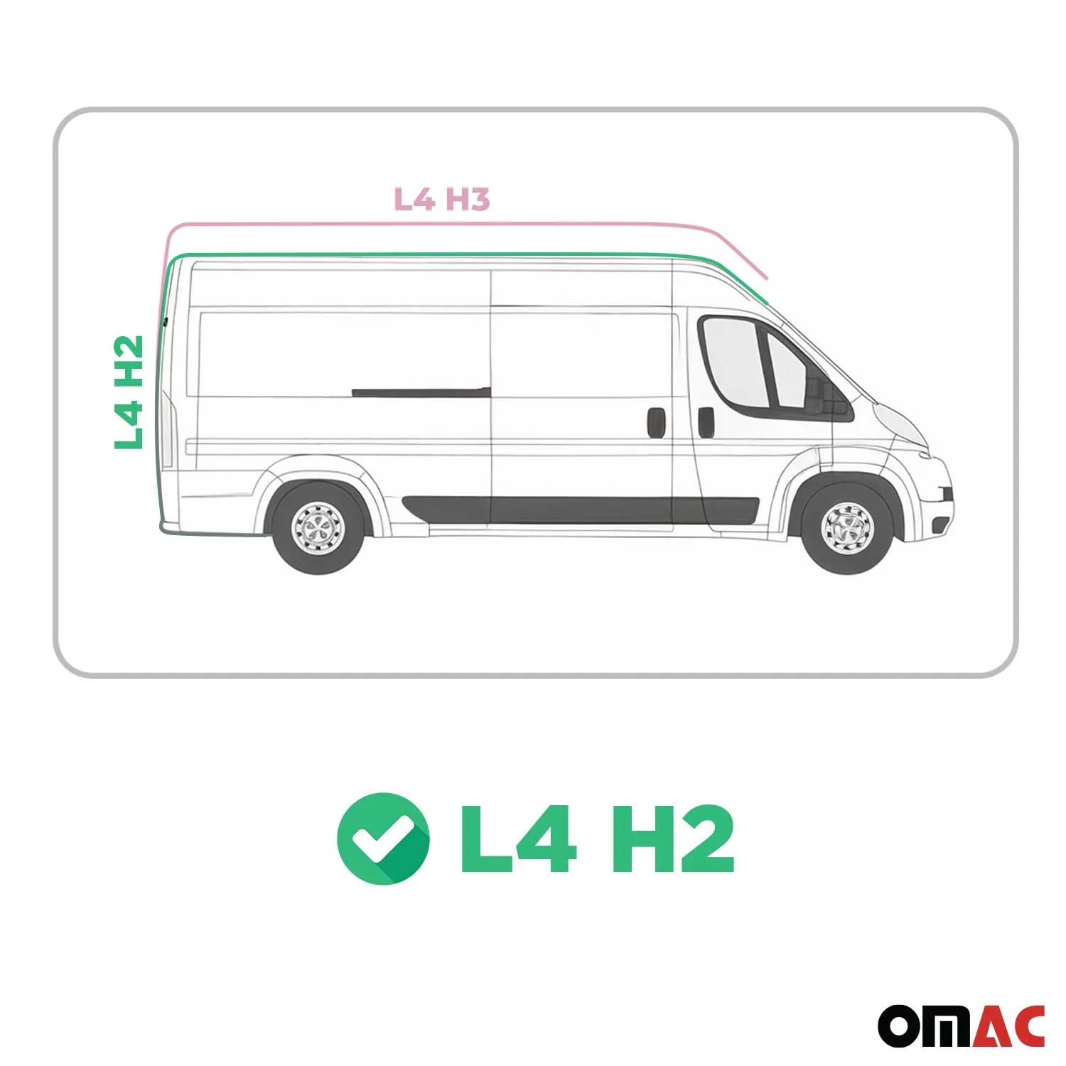 Dachreling Dachgepäckträger für Peugeot Boxer II 2006-2024 L4 Alu Grau - Image 3