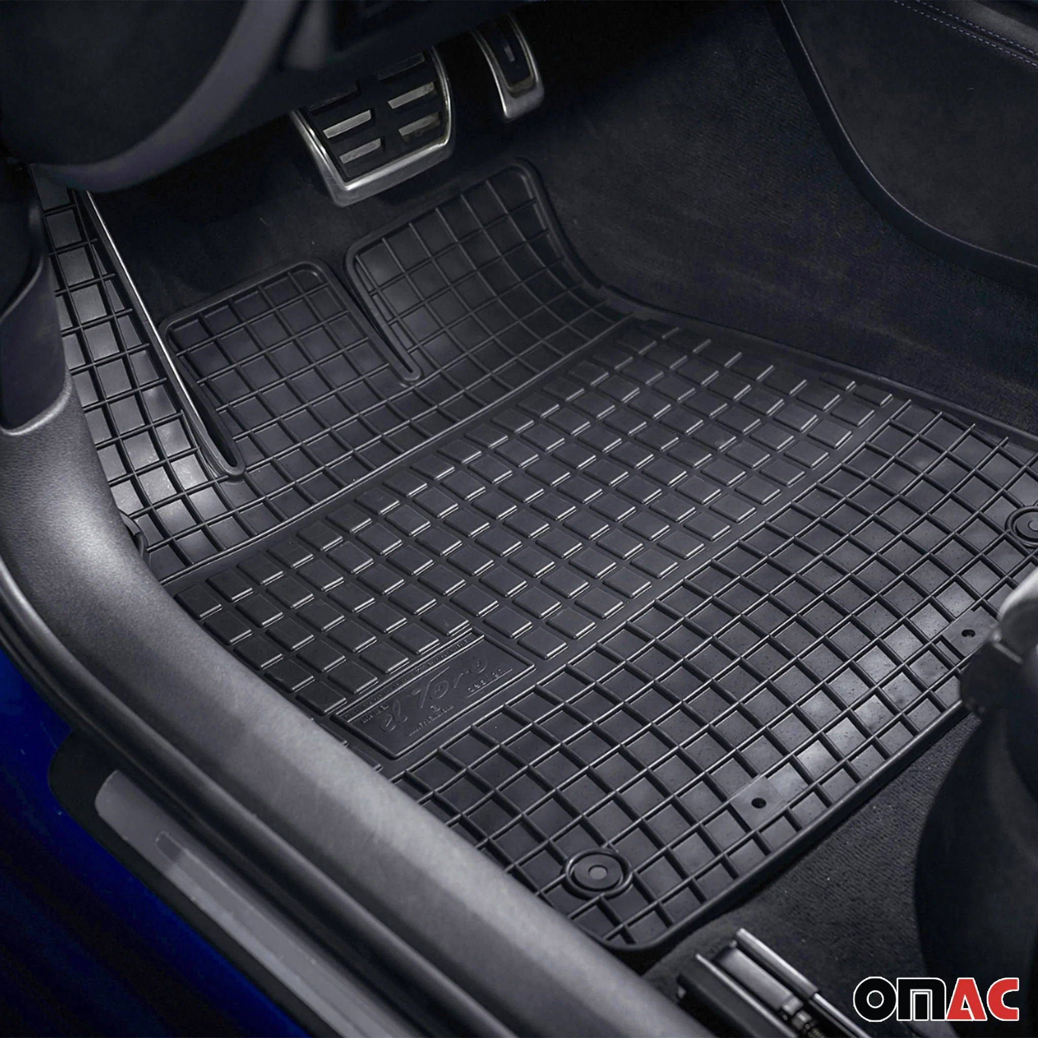 OMAC Gummi Fußmatten für Honda HR-V 2013-2021 Automatten Gummi Schwarz 4tlg - Image 2