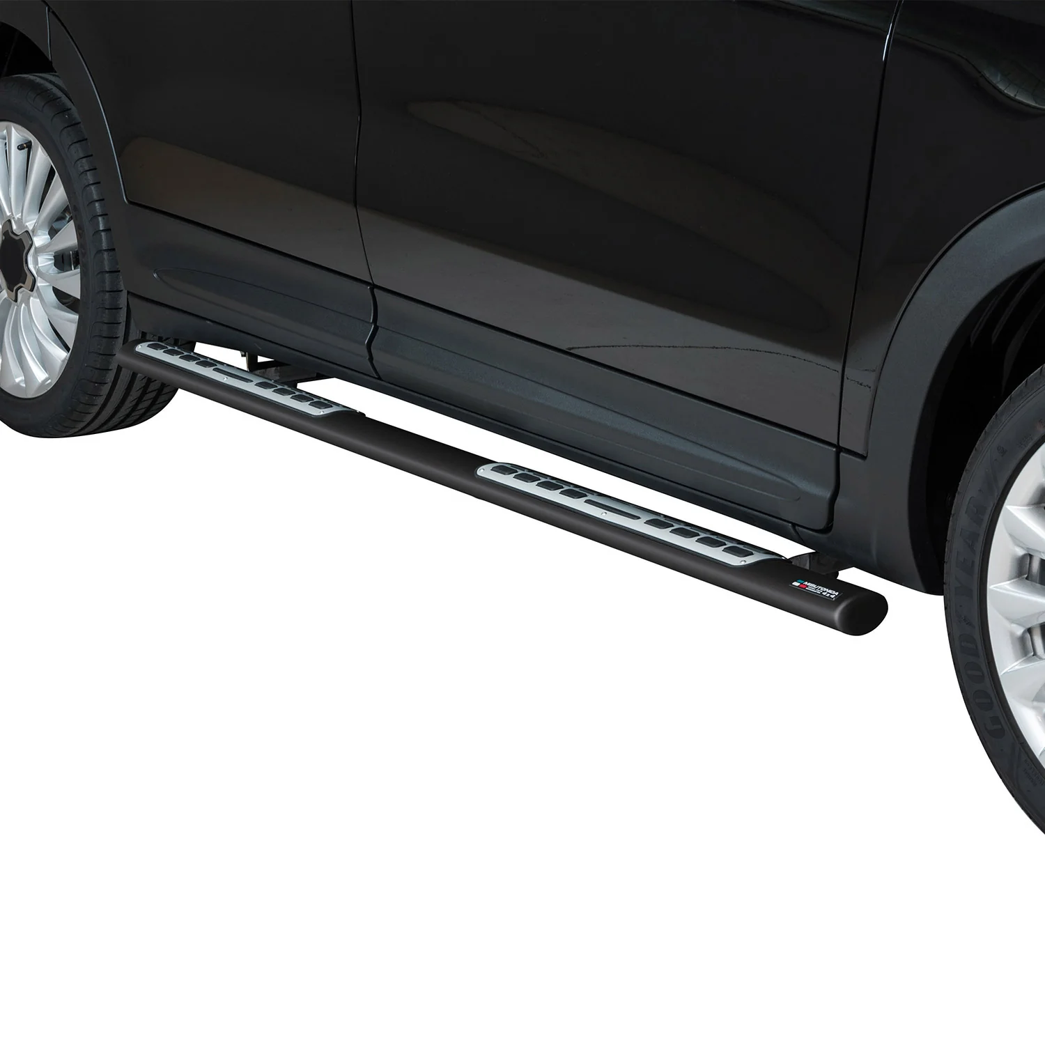 Edelstahl Seitenschweller Schwellerrohre für Jeep Renegade 2014-2024 Schwarz 2x - Image 2