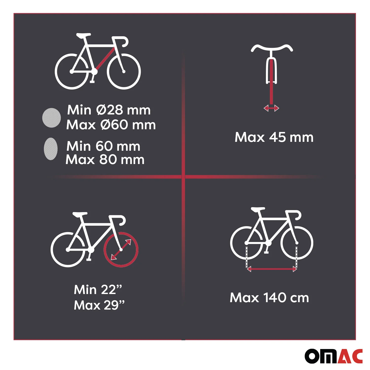 Menabo Fahrradträger Huggy Dachfahrradträger für Fahrrad bis 15kg ABE Stahl 2tlg - Image 3
