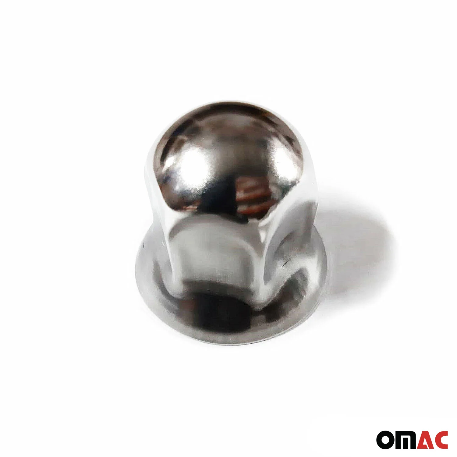 40x Glänzend Chrom Radmutterkappen Schutz Ø32mm für hohe Schrauben / LKW - Image 5