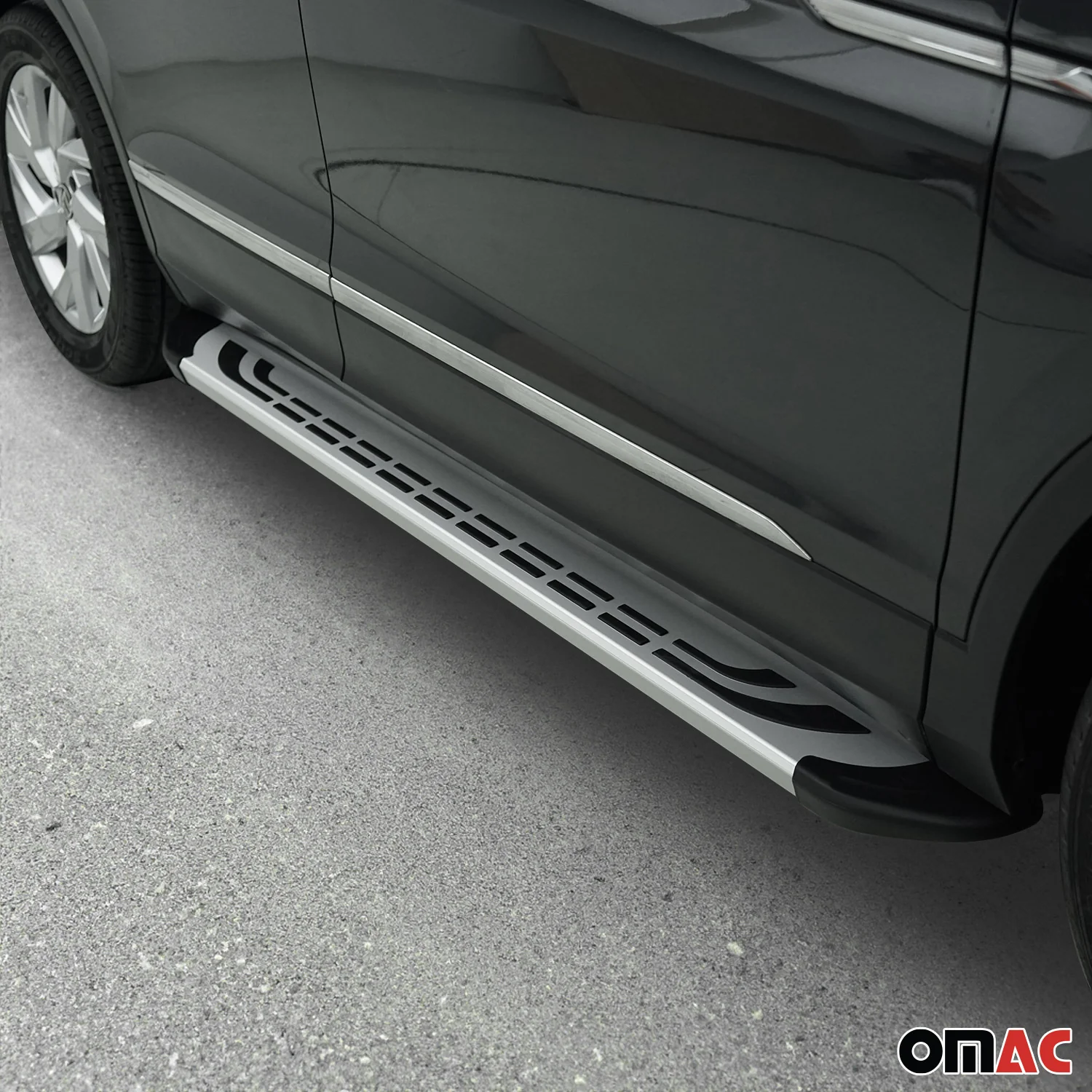 Trittbretter Seitenschweller Seitenbretter für Peugeot 3008 2016-2020 Alu Grau - Image 3