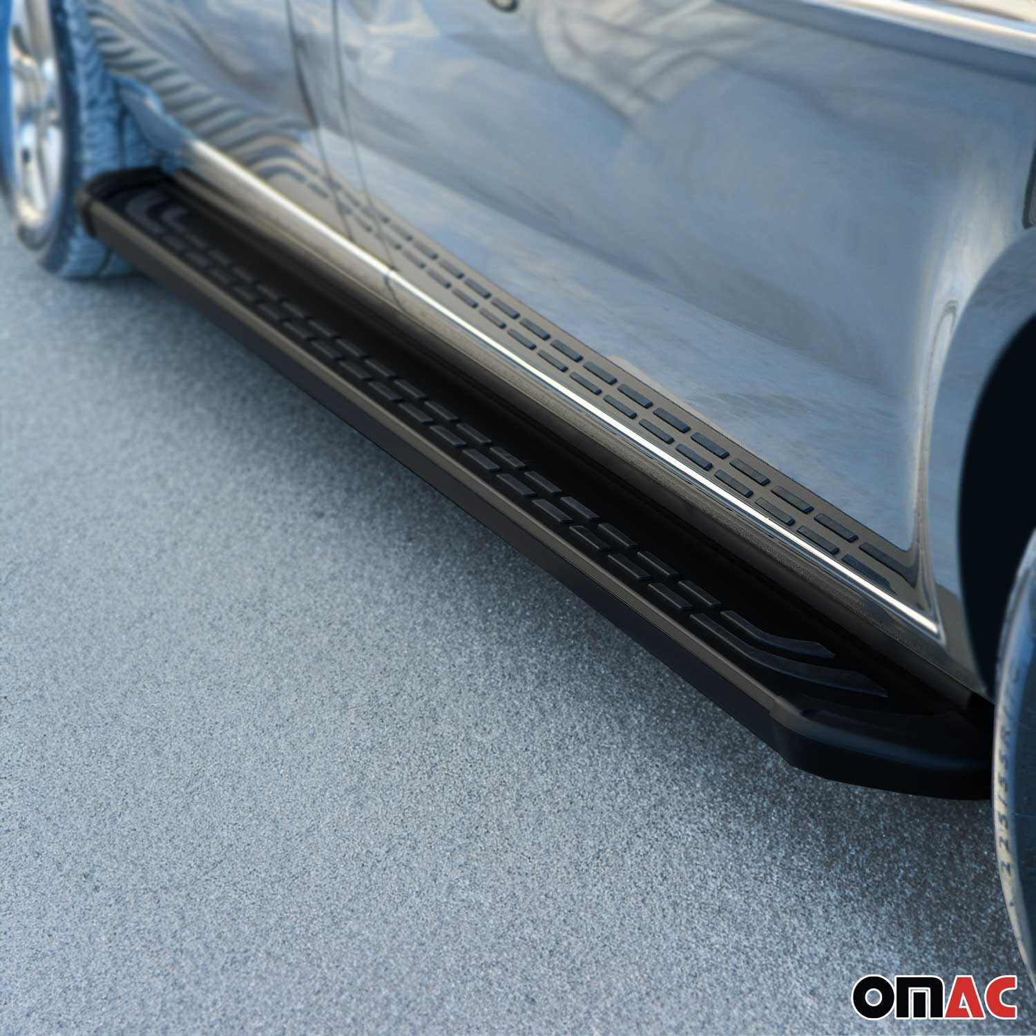 Alu Trittbretter Seitenschweller Seitenbretter für VW Tiguan mk2 2016-24 Schwarz - Image 9