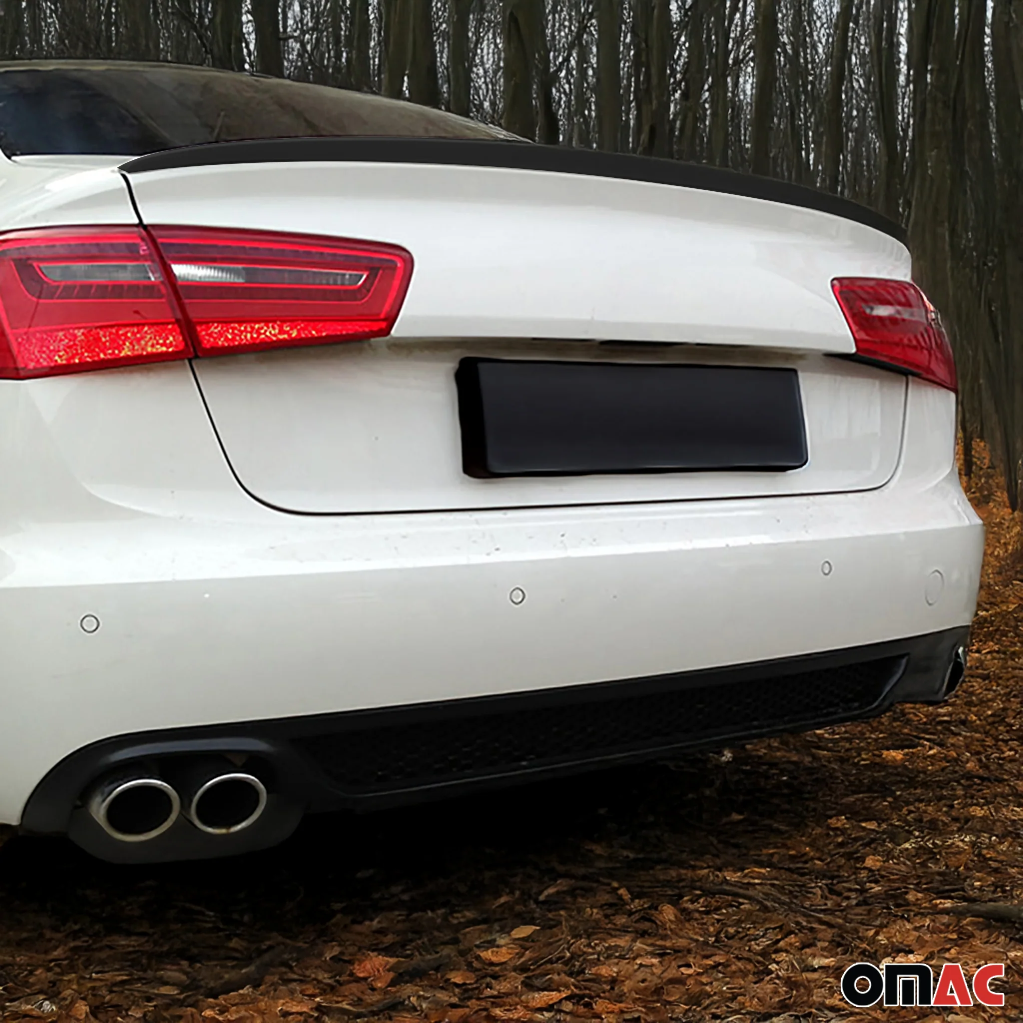 Heckspoiler Heckflügel Hecklippe für Audi A6 Limo C7 2011-2018 Farbe LY9B ABS - Image 2