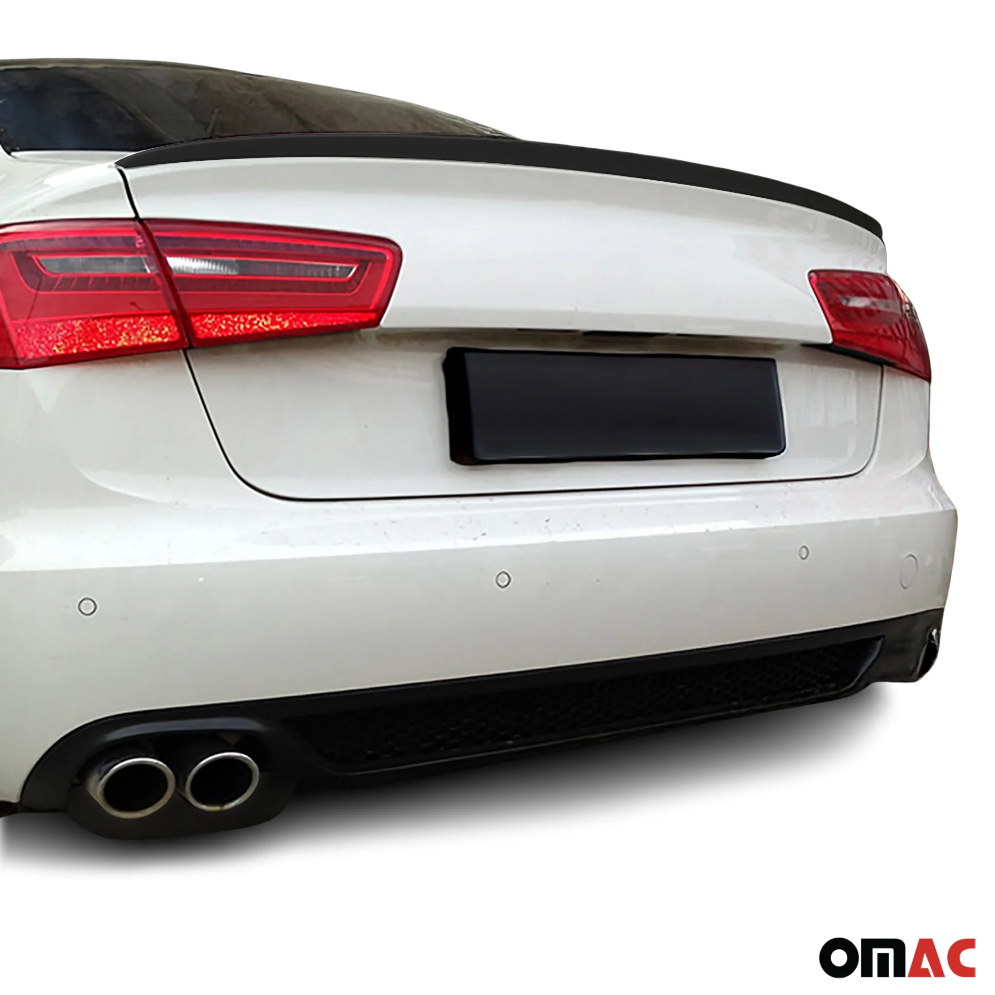 Heckspoiler Heckflügel Hecklippe für Audi A6 Limo C7 2011-2018 Farbe LY9B ABS - Image 3