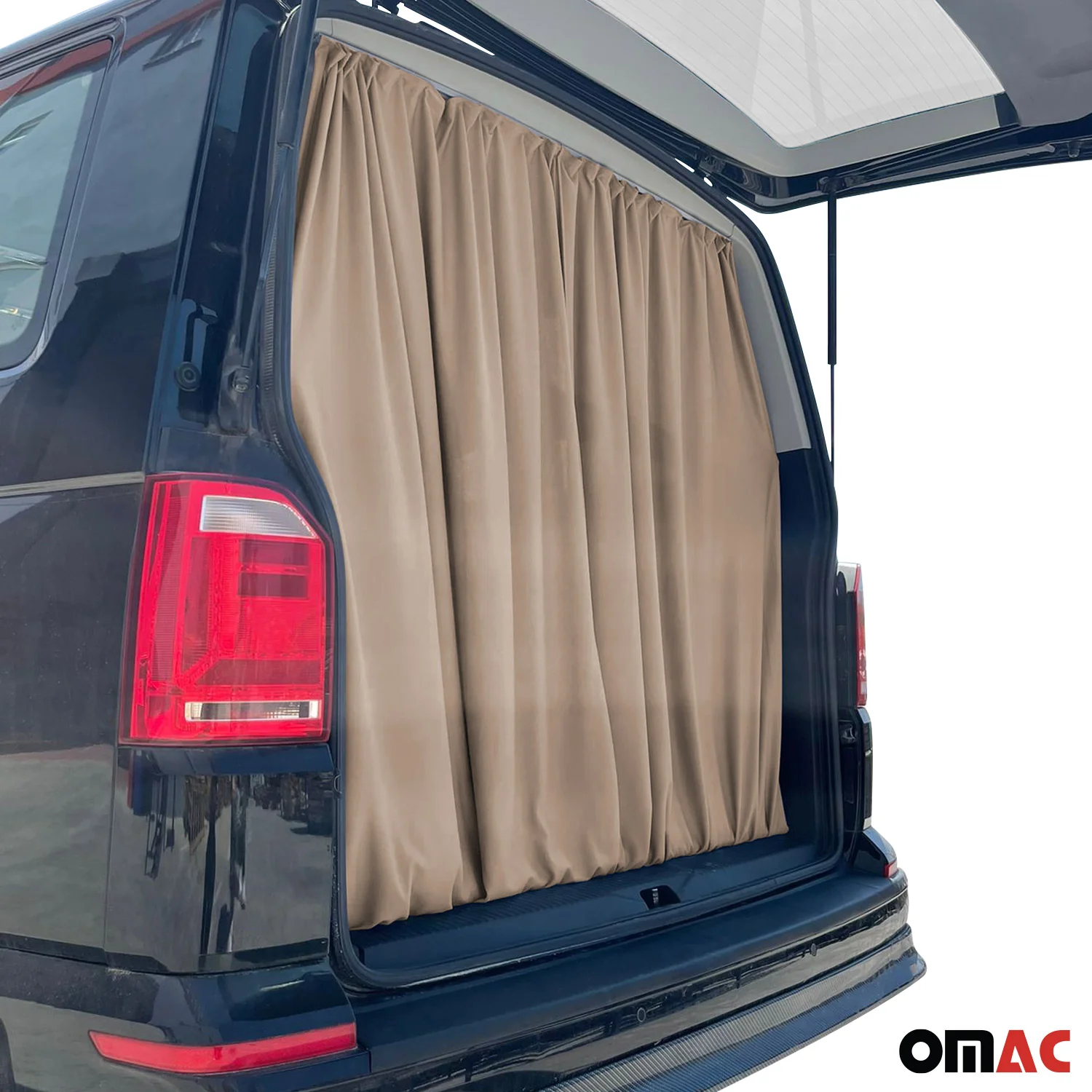 Maß Gardinen Sonnenschutz für Fiat Scudo Heckklappe Vorhänge Beige - Image 5