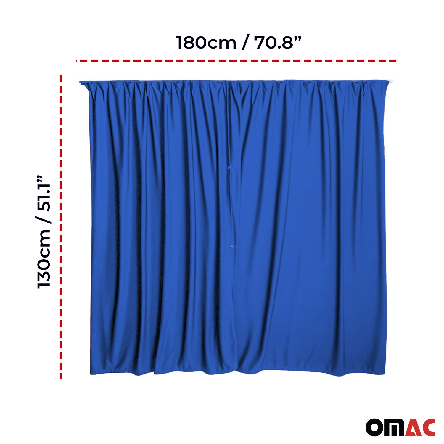 Maß Gardinen Sonnenschutz für Peugeot Traveller Heckklappe Vorhänge Dunkelblau - Image 3