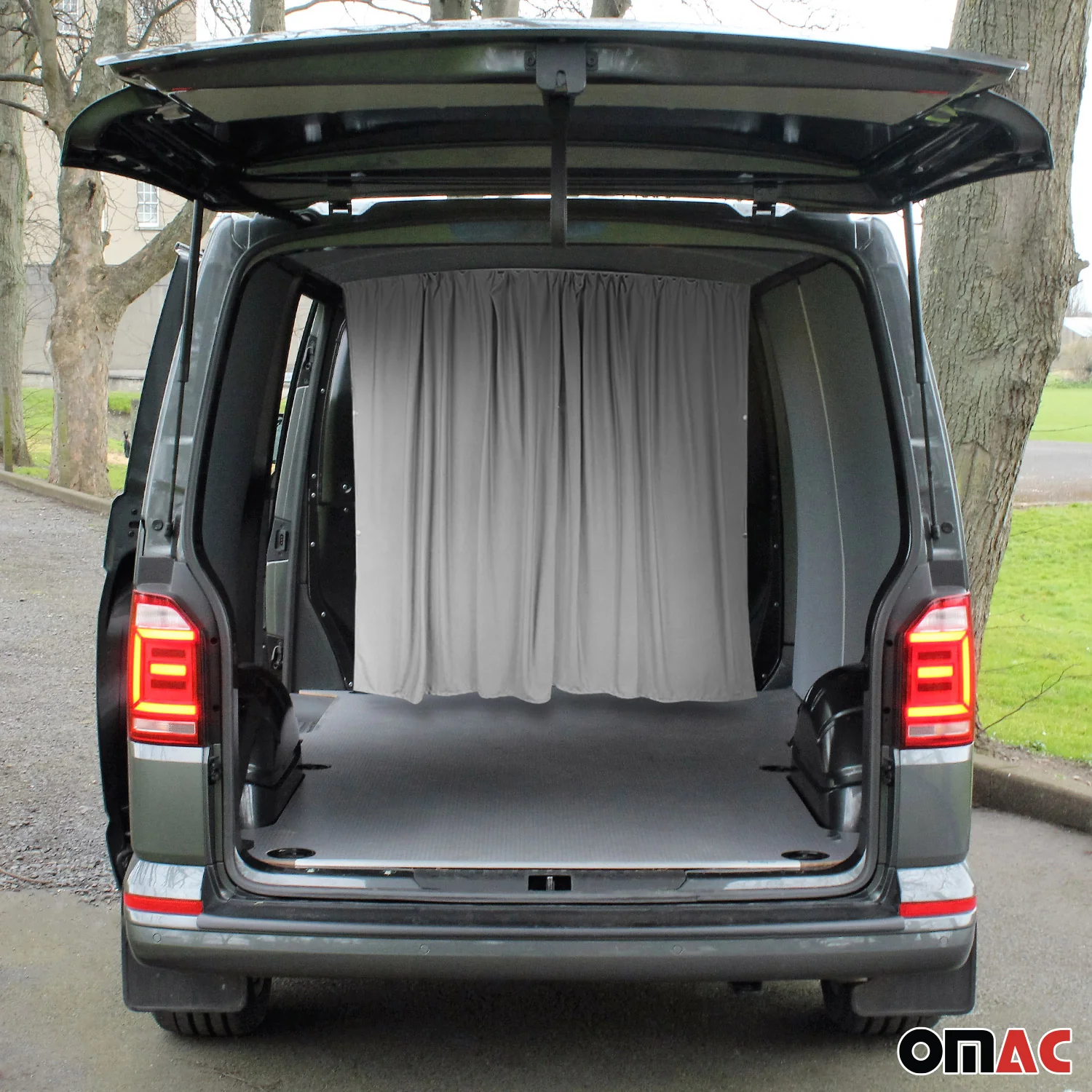 Maß Gardinen für Fiat Ducato H2 Fahrerhaus Abtrennung Sonnenschutz Grau - Image 2