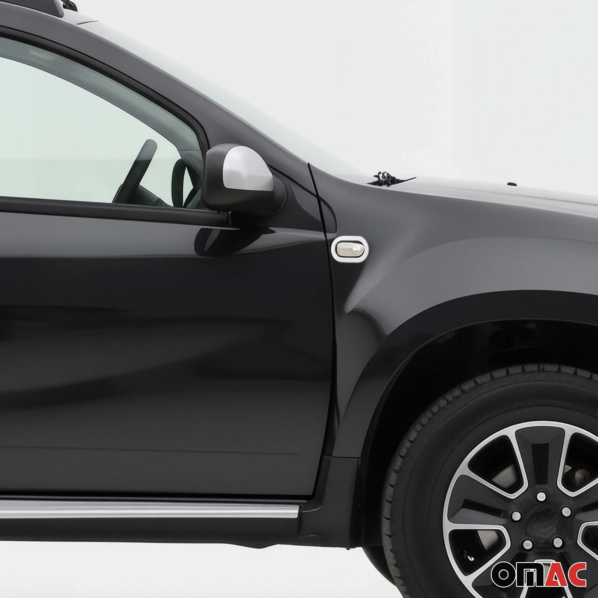 Blinkerrahmen Signalblende Blinker für Dacia Duster 2010-2018 Edelstahl 2x - Image 3
