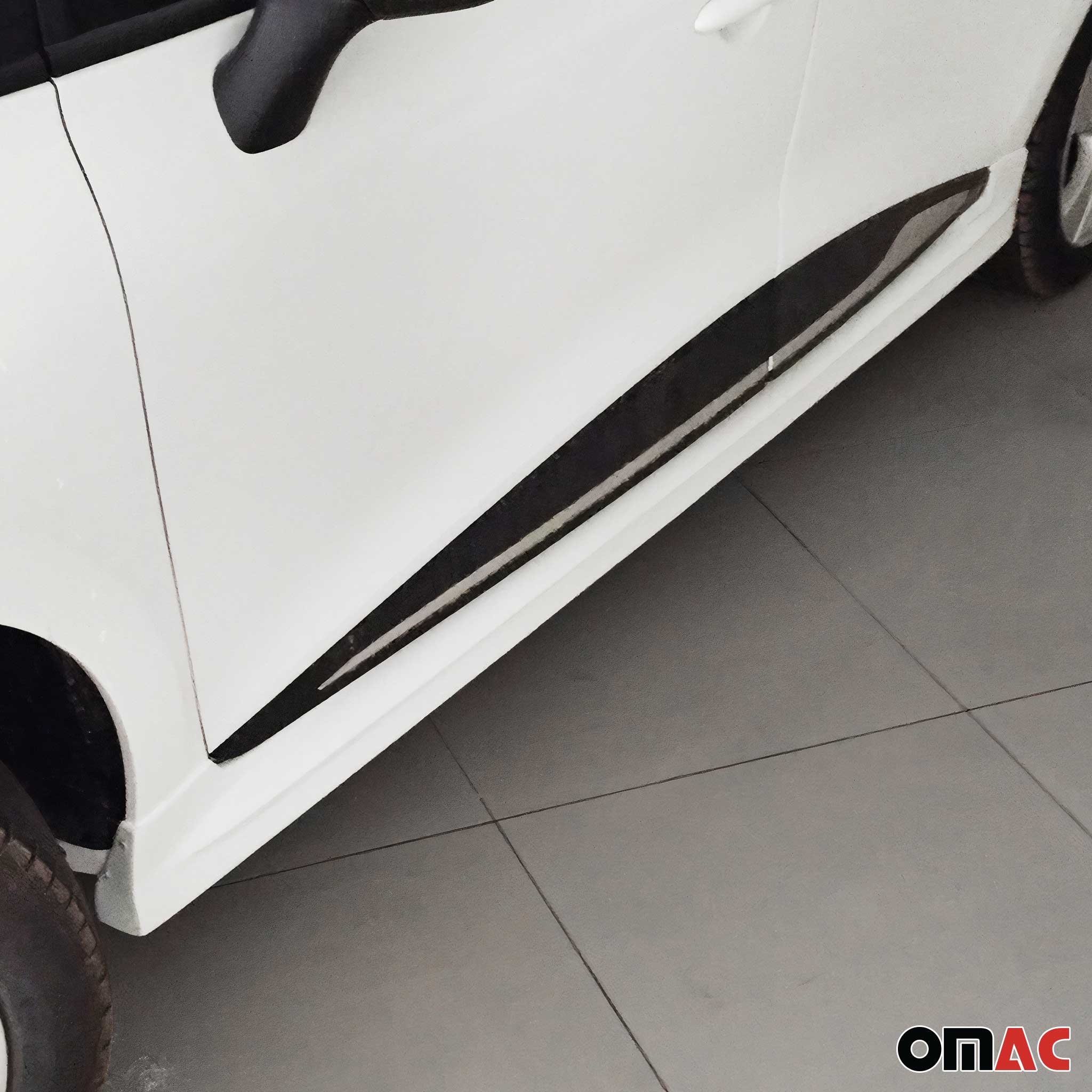 Bodykit Seitenschutz Frontspoiler Stoßstange für Renault Clio 2012-2019 ABS 3tlg - Image 4