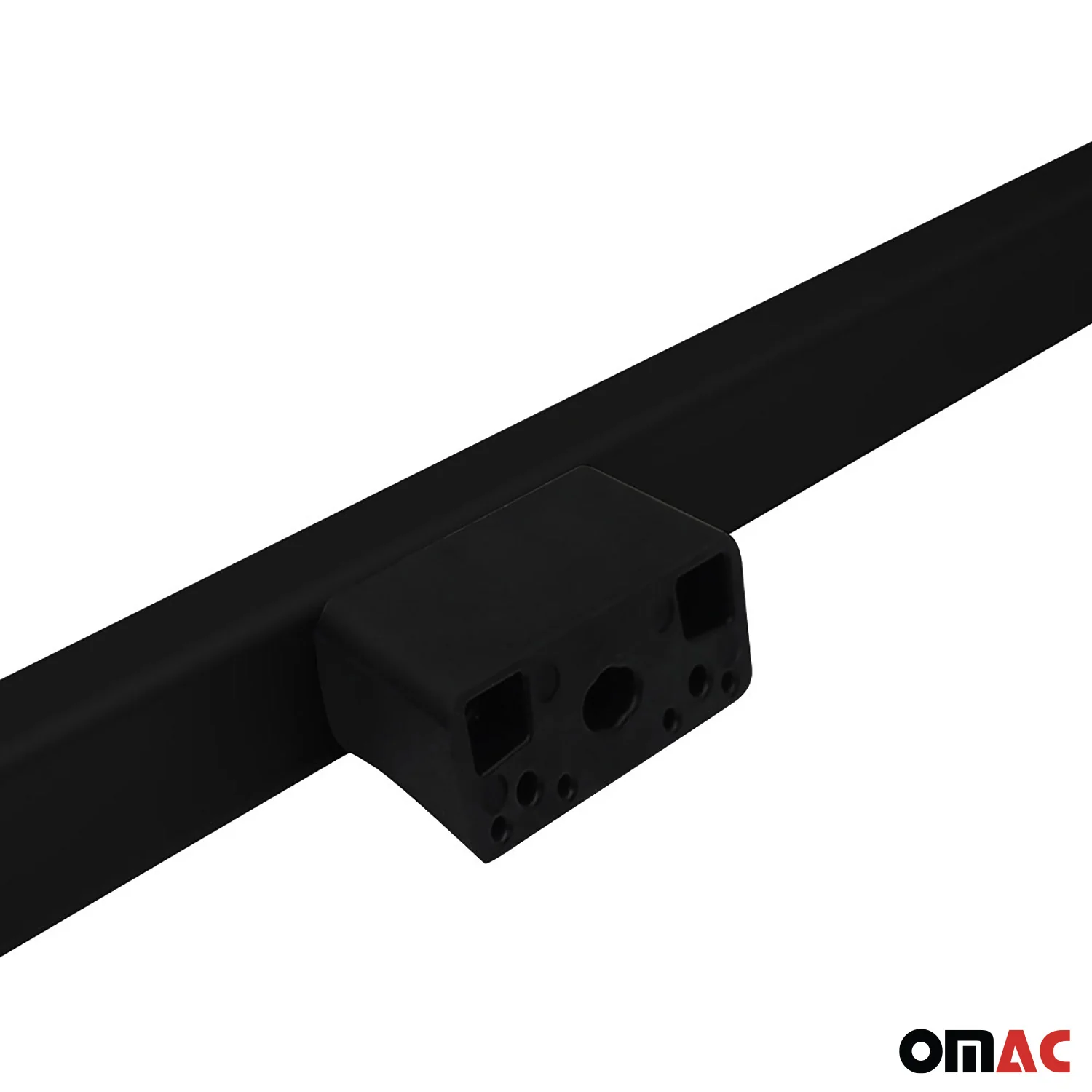 Dachreling + Dachträger SET für VW Caddy 2003-2015 Kurzer Aluminium Schwarz 4tlg - Image 8