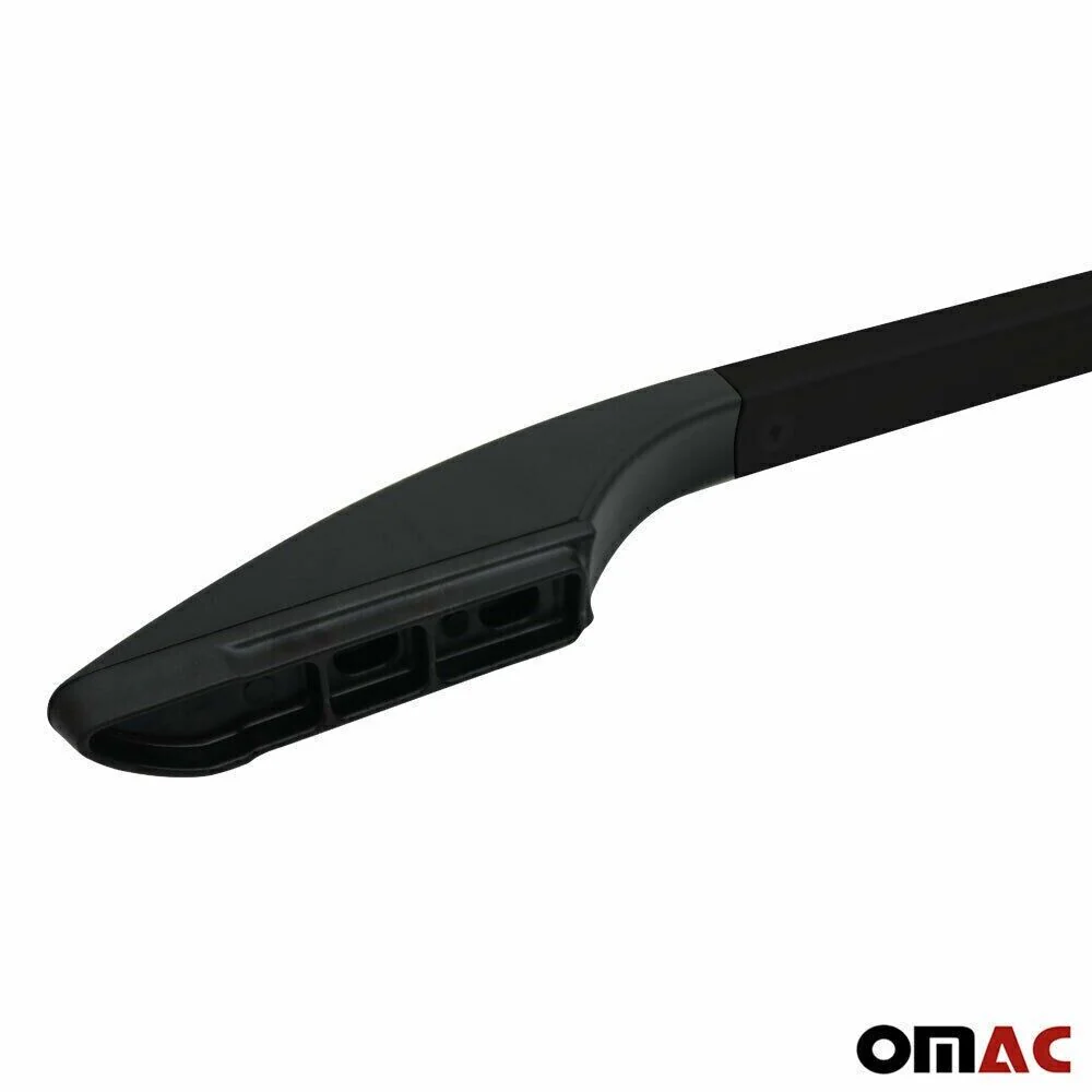 Dachreling Relingträger Alu für Mercedes Vito 1996-2003 Kurzer L1 Alu Schwarz - Image 10