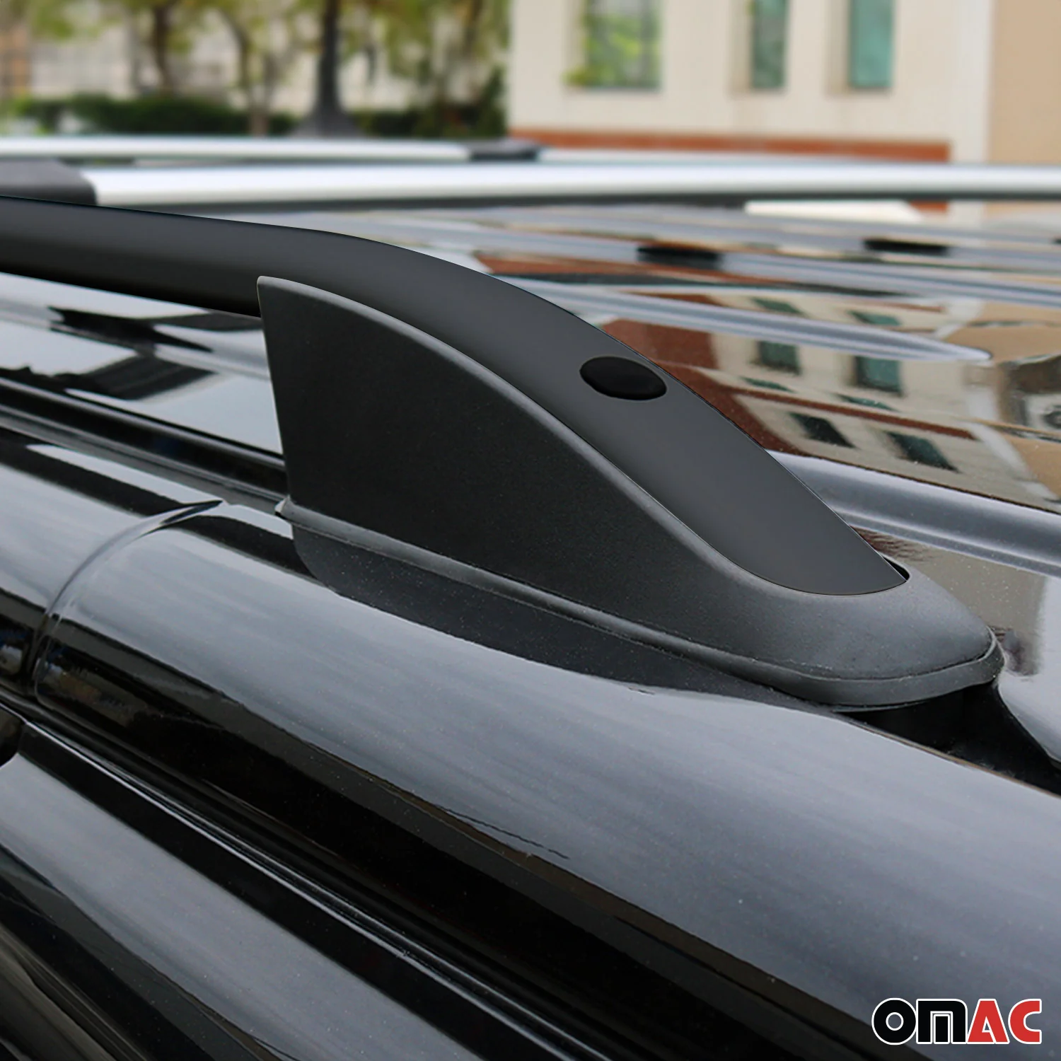 Dachreling Dachgepäckträger für Nissan NV200 VAN 2010-2024 Aluminium Schwarz 2x - Image 3