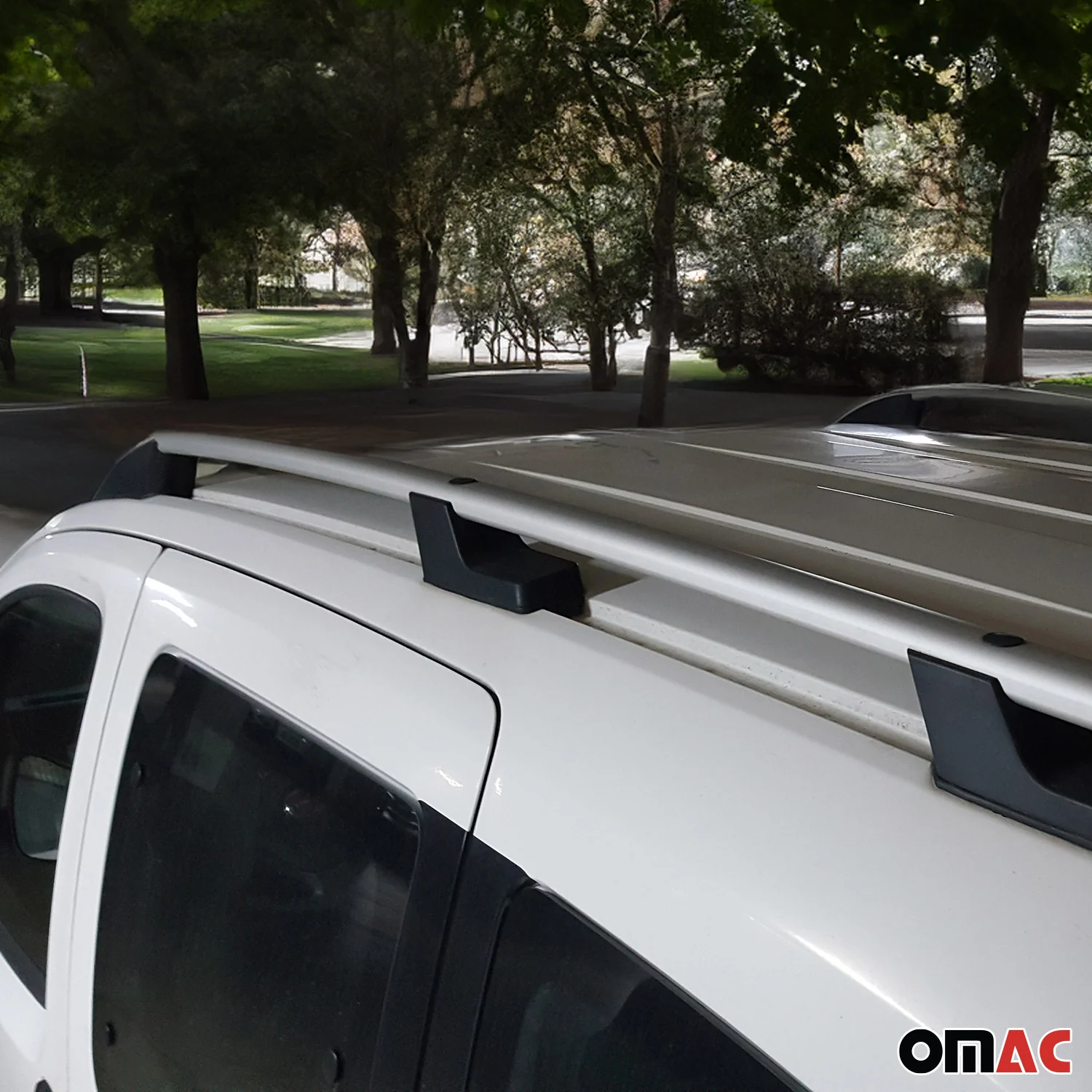 Aluminium Dachreling Querträger für Fiat Doblo 2010-2021 L1 Kurzer Silber 2x - Image 4