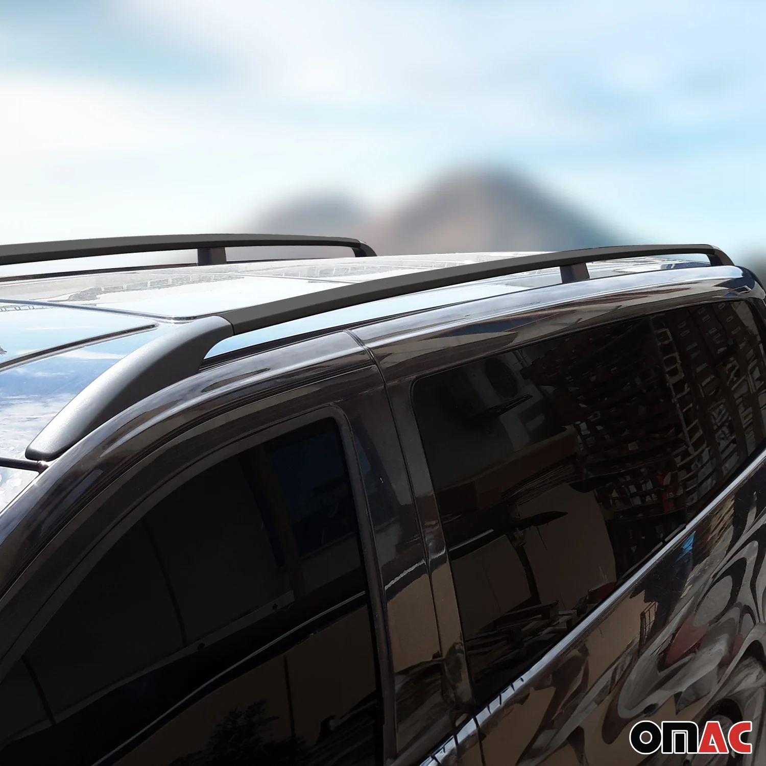 Dachreling Dachgepäckträger für Alfa Romeo Tonale 2022-2026 Alu Schwarz - Image 3