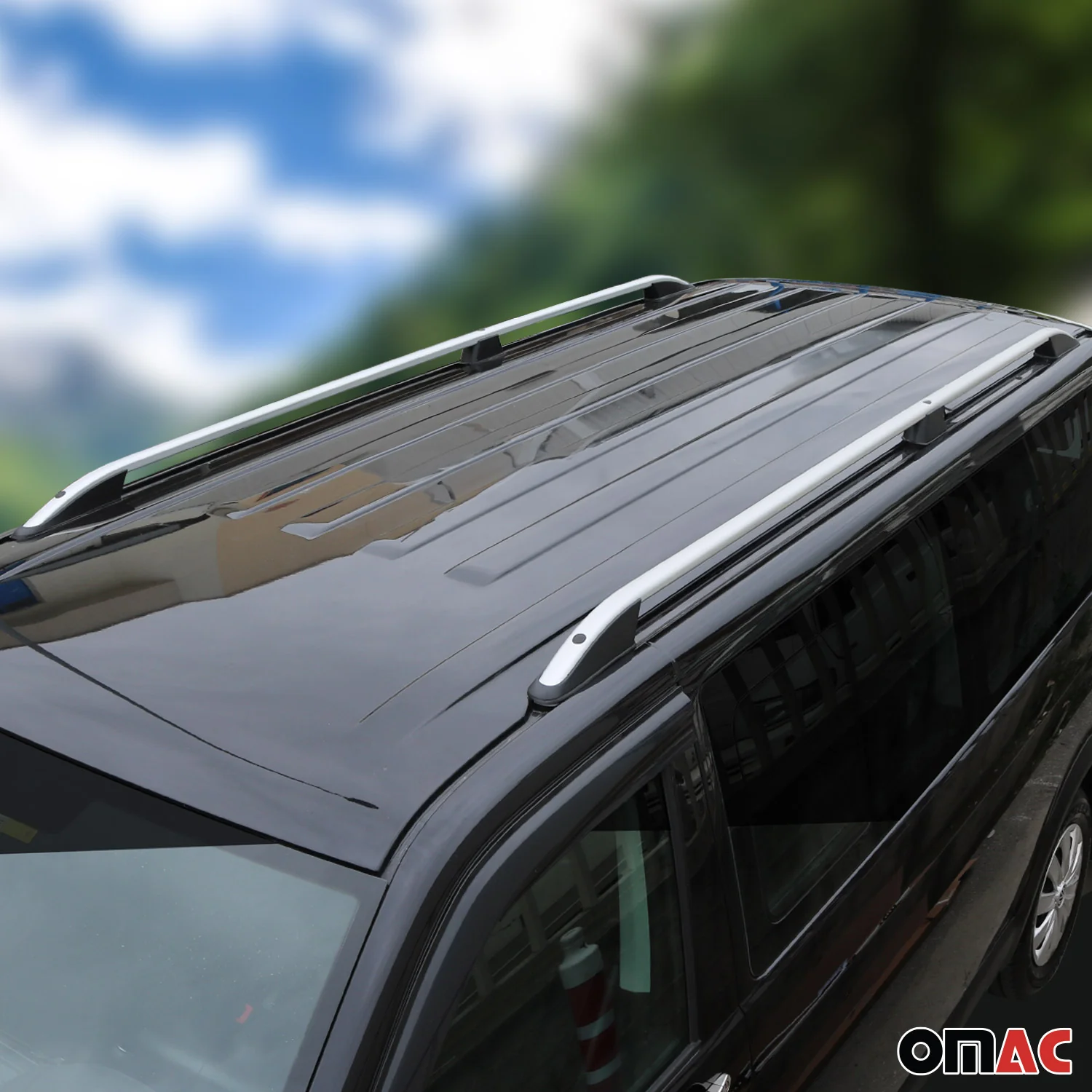 Dachreling Dachgepäckträger für Opel Vivaro C 2019-2026 Langer L3 Alu Grau - Image 2