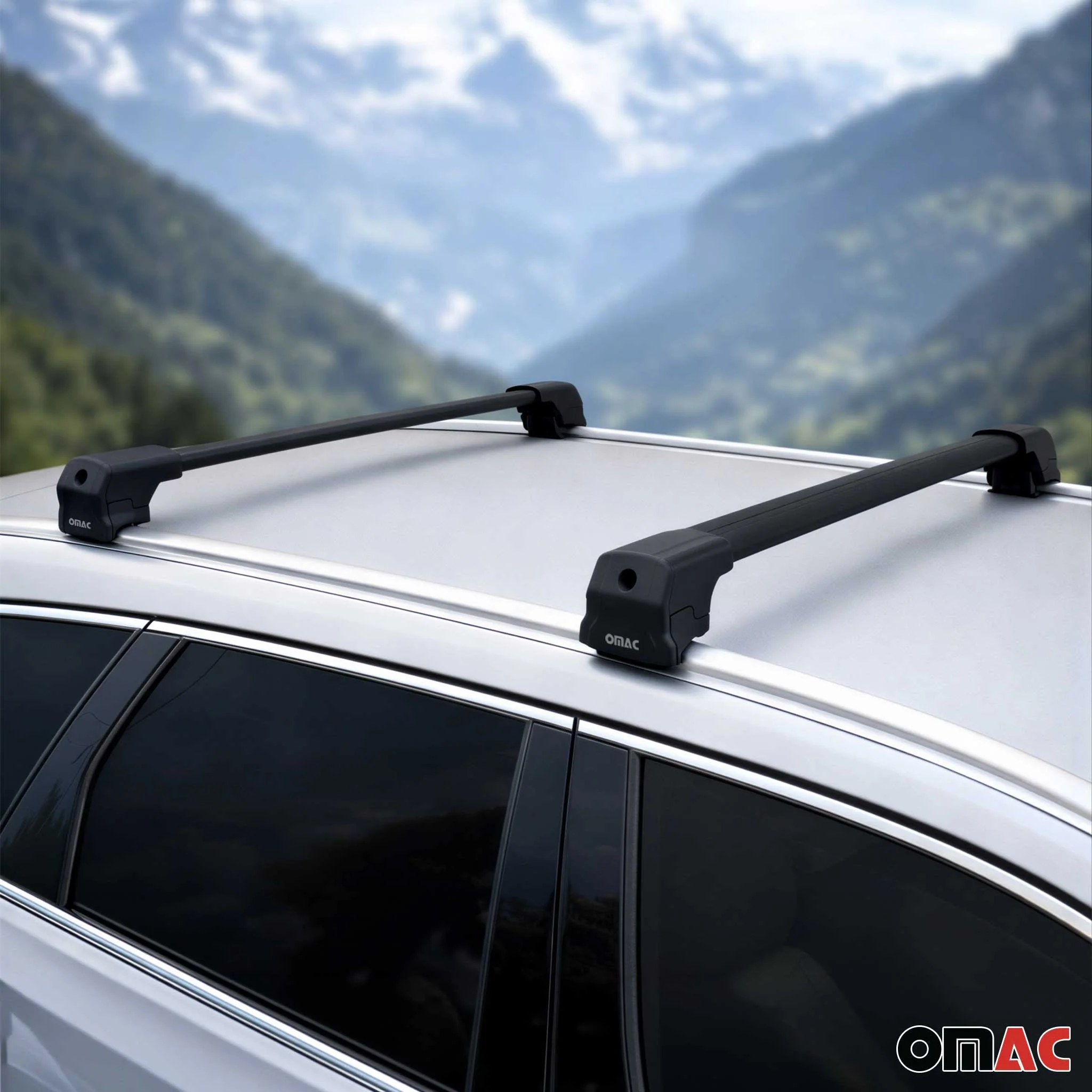 Dachträger Grundtäger für Maserati Levante 2016-2024 75kg Alu Schwarz 2 tlg - Image 6