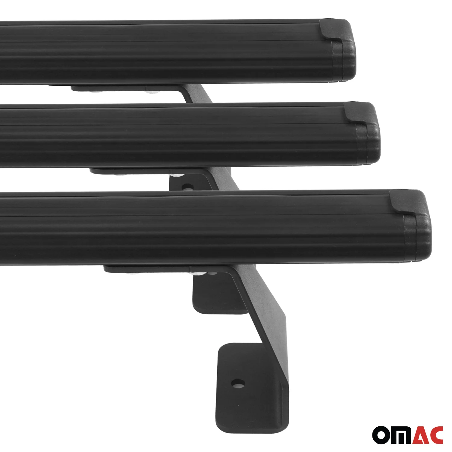 Dachträger Grundtäger für VW T7 Multivan 2021-2026 75kg Aluminium Schwarz 3tlg - Image 9