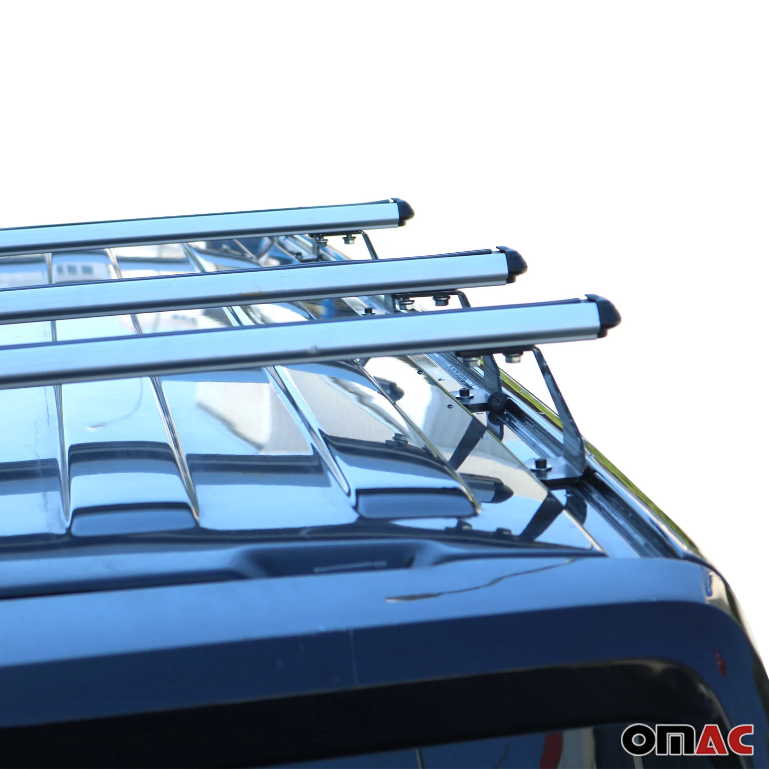 Dachträger Grundtäger für VW T7 Multivan 2021-2026 75kg Aluminium Silber 3tlg - Image 8