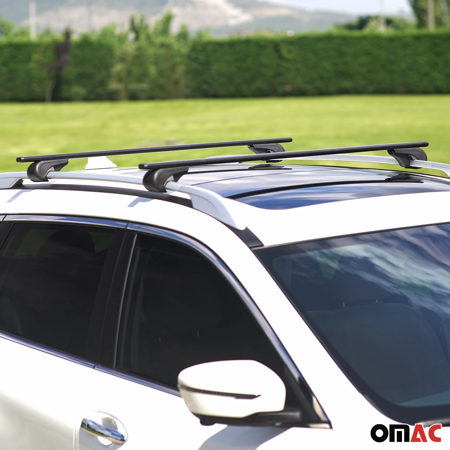 Dachträger Gepäckträger für Ford Mondeo Turnier 1993-2000 Grundträger Schwarz 2x - Image 6