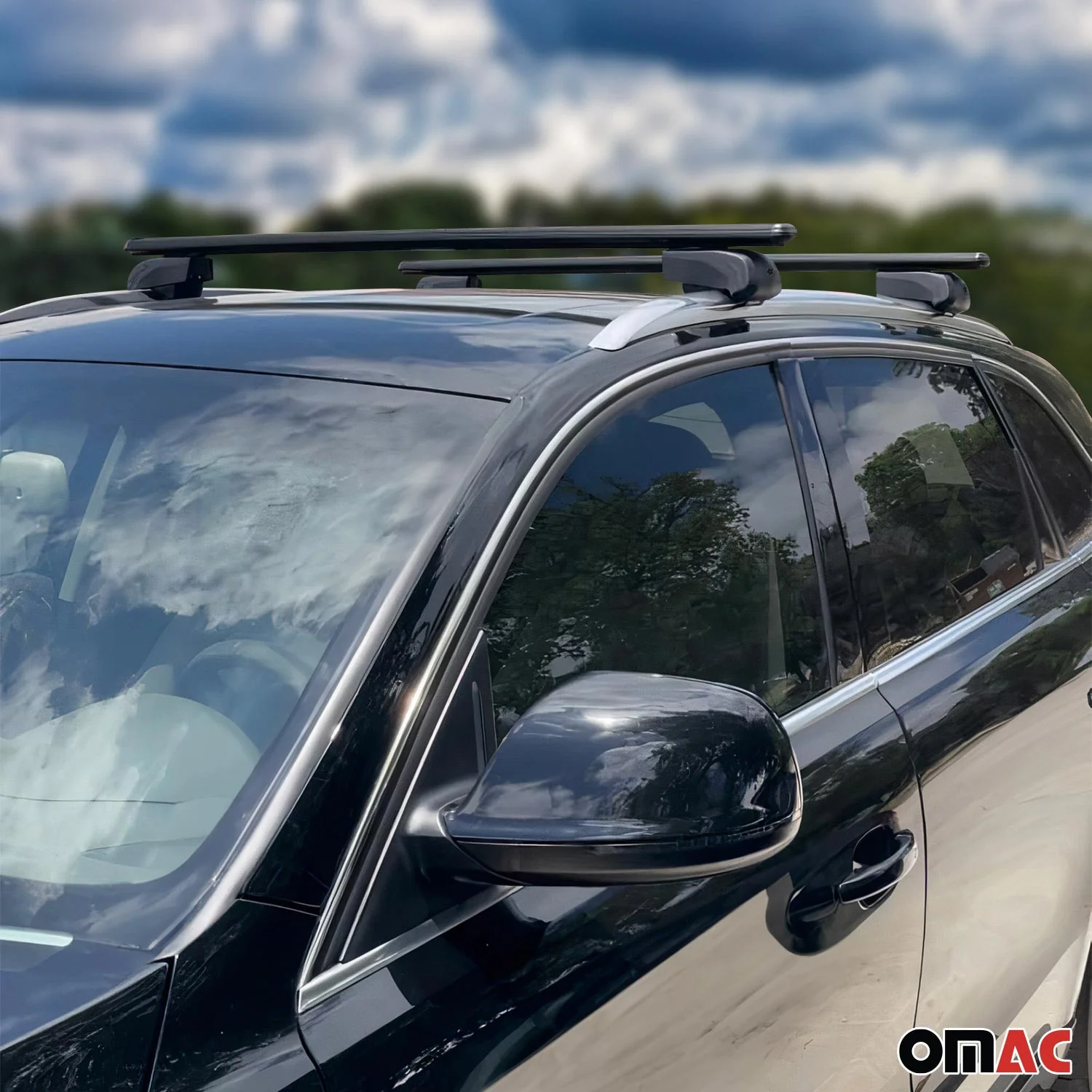 Dachträger Gepäckträger für Mitsubishi Outlander GF 2012-2021 ABE Schwarz 2x - Image 3