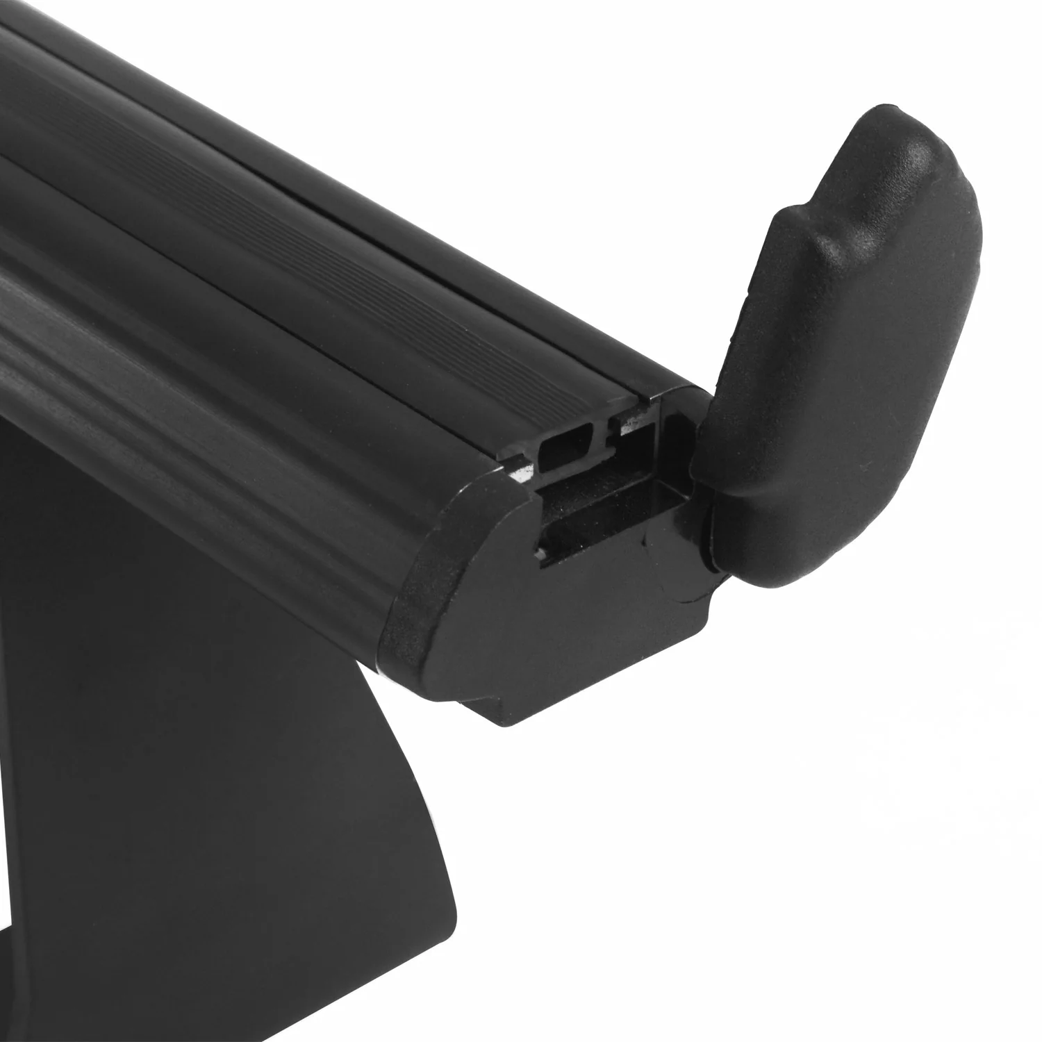 Dachträger Grundtäger für Nissan NV200 2009-2020 75kg Aluminium Schwarz 2tlg - Image 9