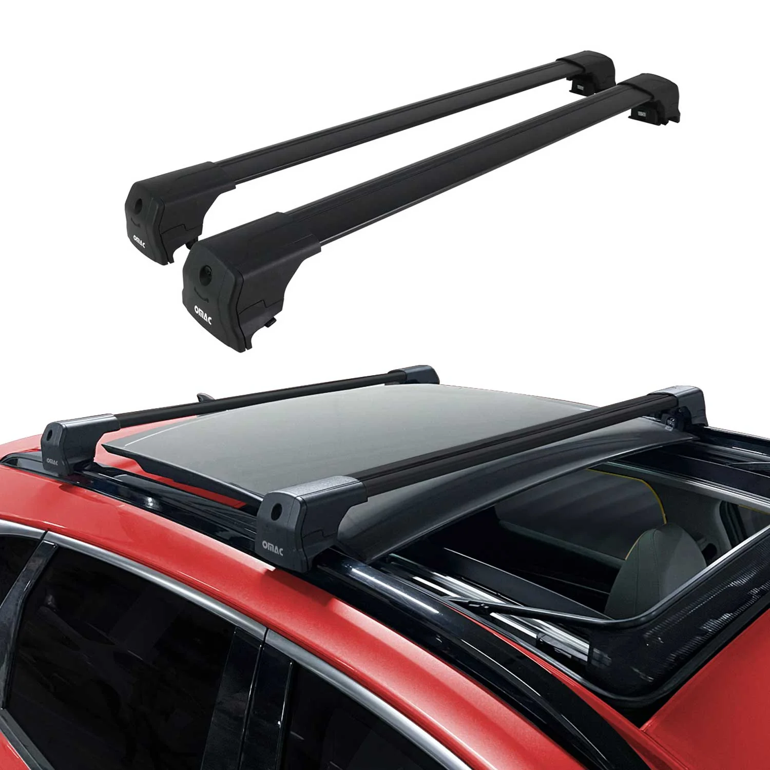 Dachträger Gepäckträger für Nissan Qashqai J12 2021-2026 ABE Alu Schwarz - Image 2