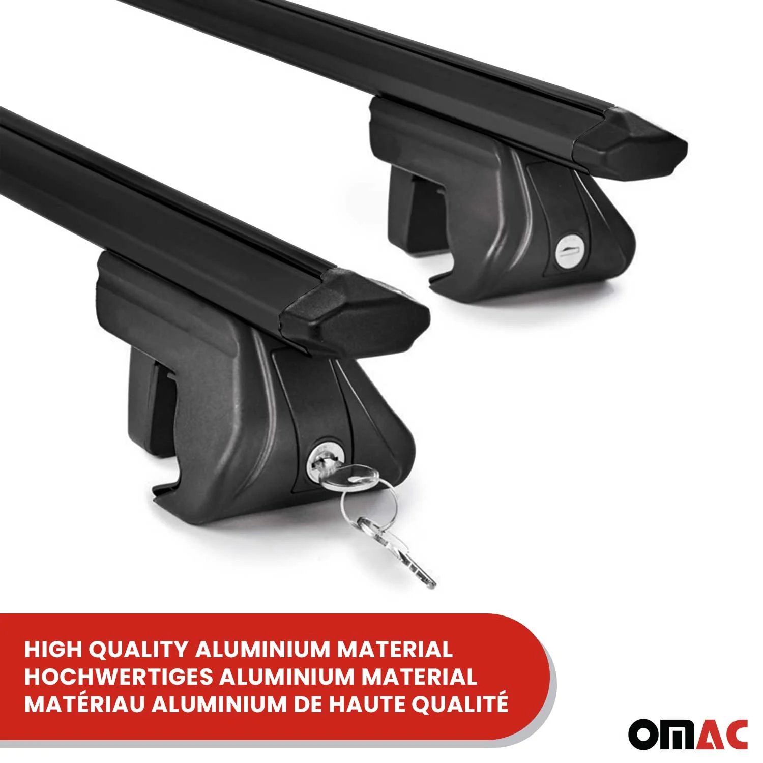 Dachträger Grundtäger für Opel Antara 2006-2015 90kg Aluminium Schwarz 2 tlg ABE - Image 11