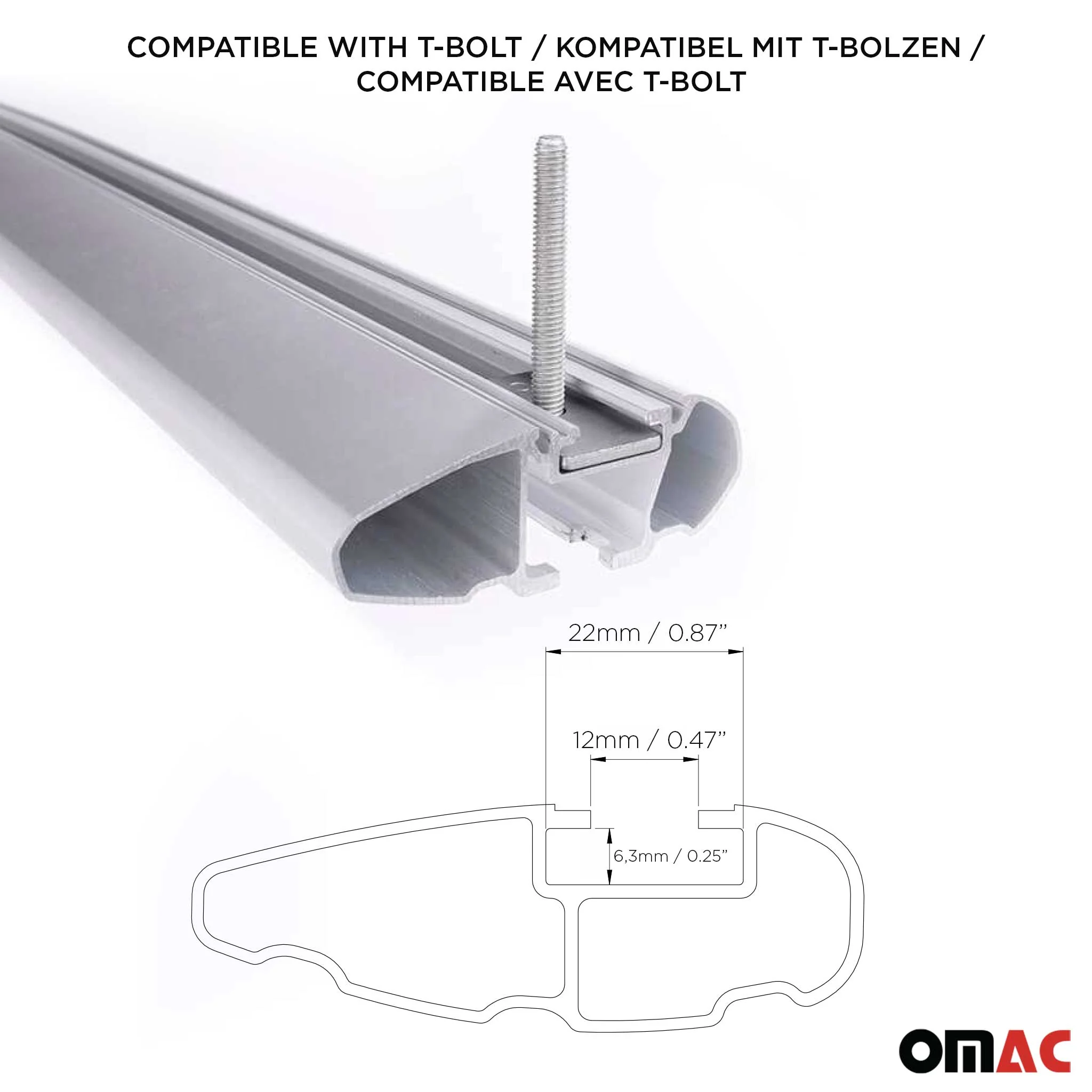Dachträger Grundtäger für Peugeot 2008 2019-2026 75kg Aluminium Silber 2 tlg - Image 7