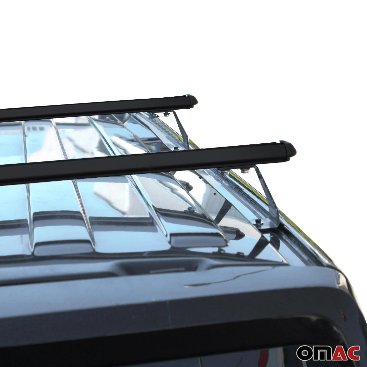 Dachträger Grundtäger für VW Multivan T7 2021-2026 75kg Aluminium Schwarz 2 tlg - Image 11