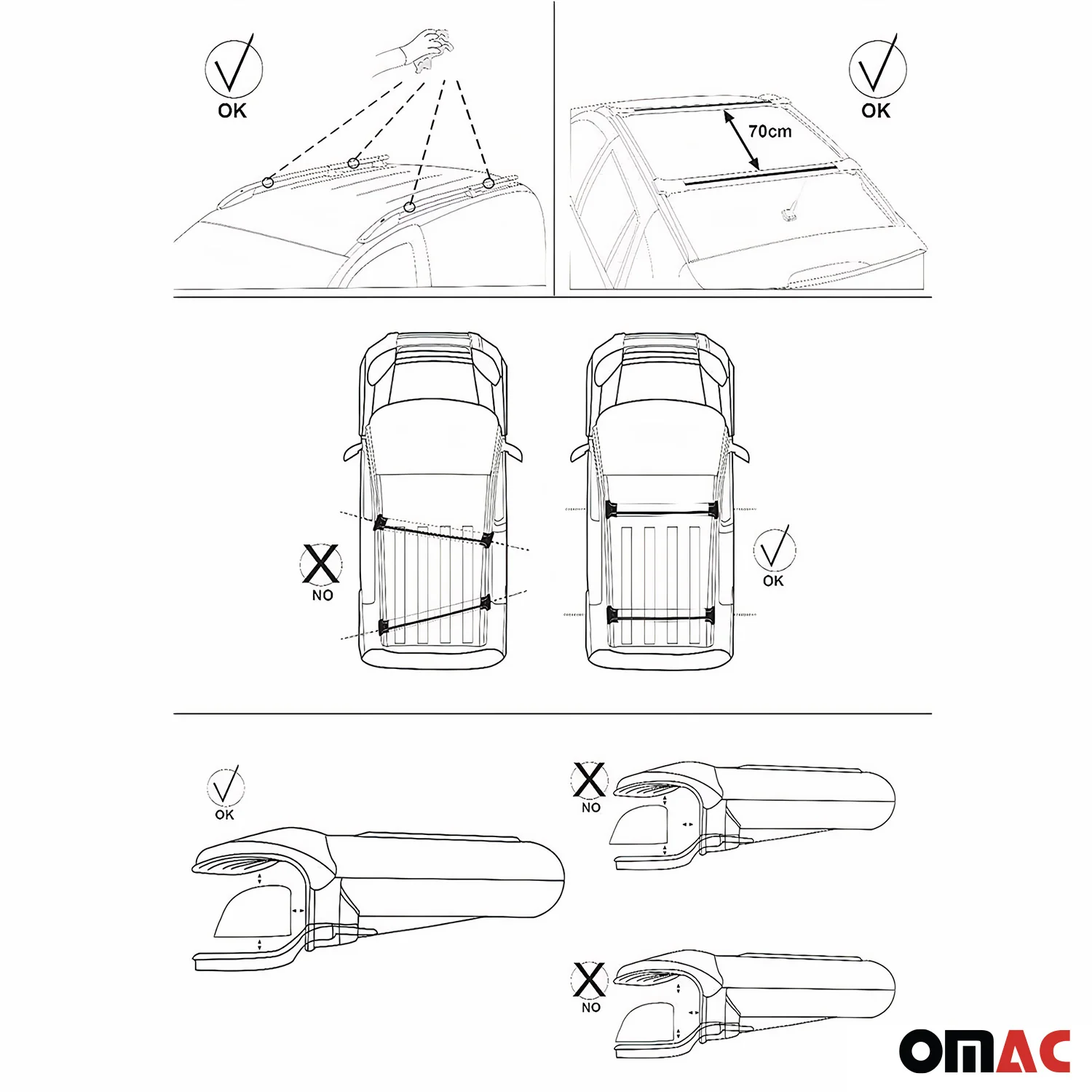 Dachträger Gepäckträger Relingträger Alu für BMW X5 E53 1999-2006 Grau ABE - Image 6