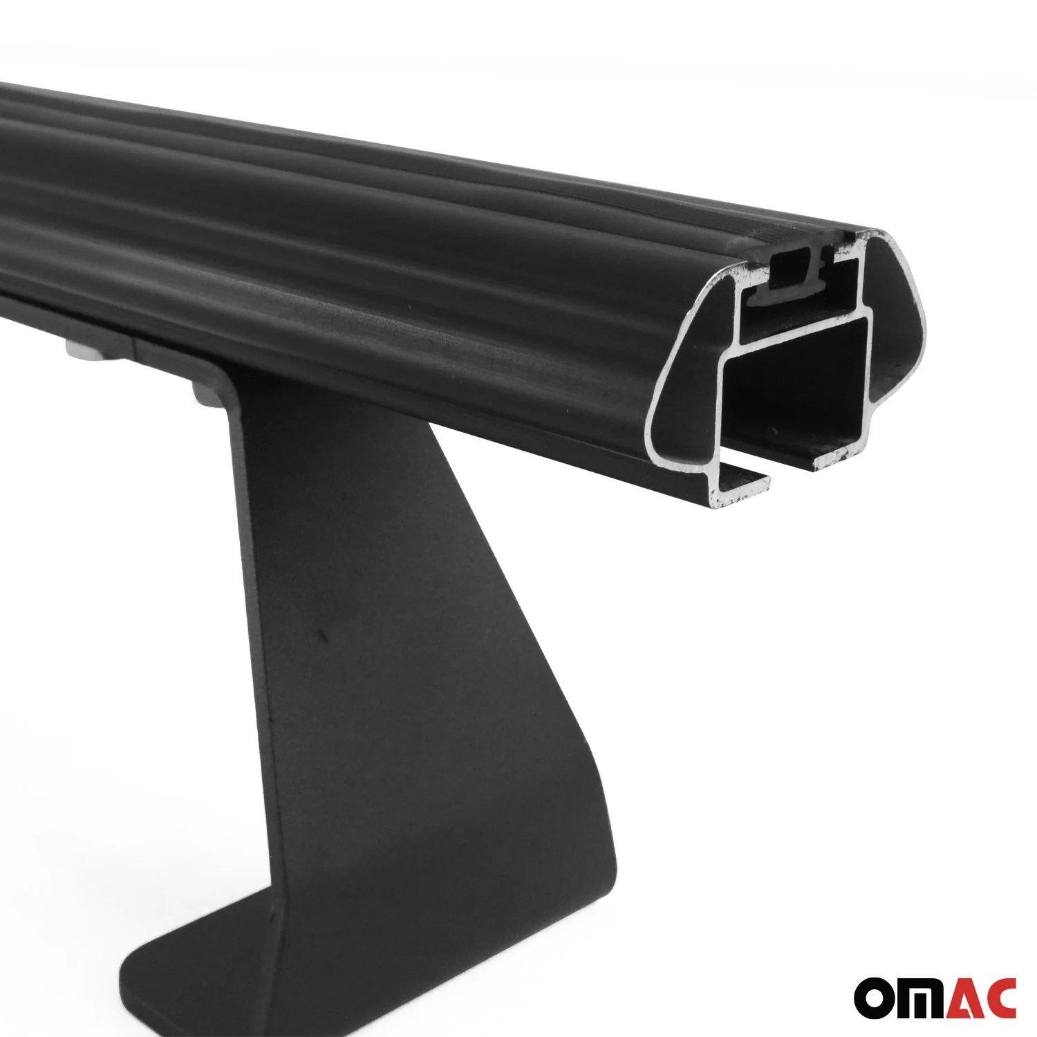 Dachträger Grundtäger für VW Caddy 2004-2015 75kg Aluminium Schwarz 2 tlg - Image 12