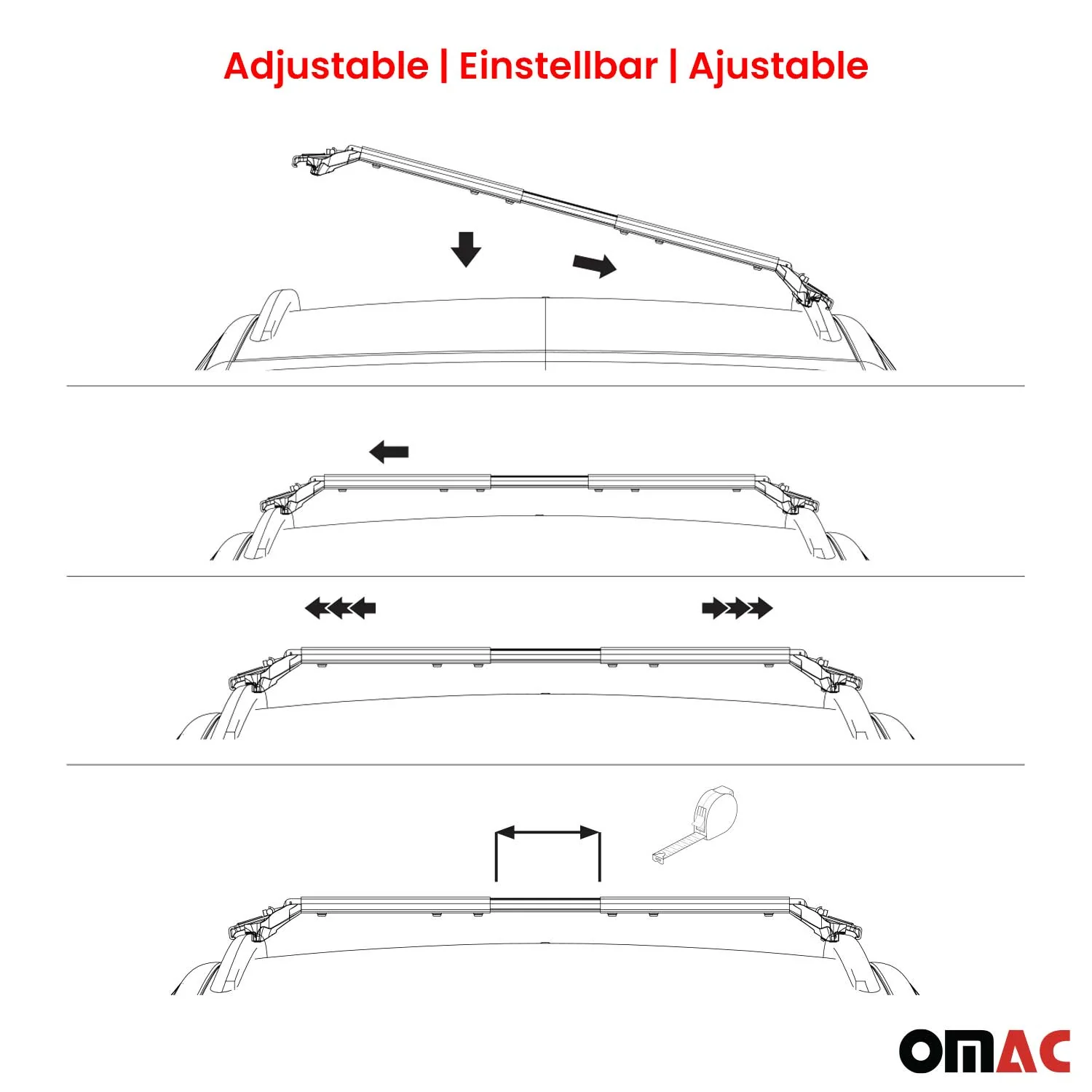 Dachträger Grundtäger für Volvo XC40 2018-2026 100kg Aluminium Silber 2x ABE - Image 9
