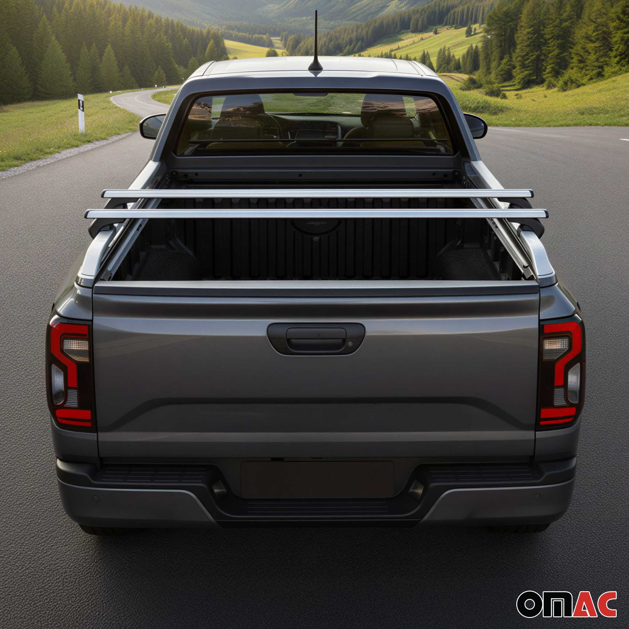 Dachträger Ladeflächenträger für Ford Ranger Wildtrack 2022-2024 Alu Silber 2x - Image 3
