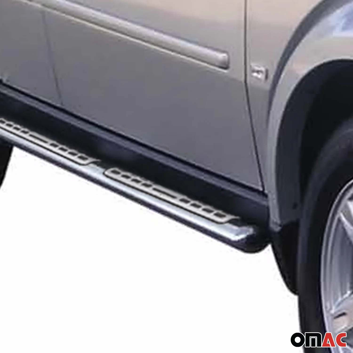 Edelstahl Seitenschweller Schwellerrohre für Dodge Nitro 2006-2011 Silber - Image 3
