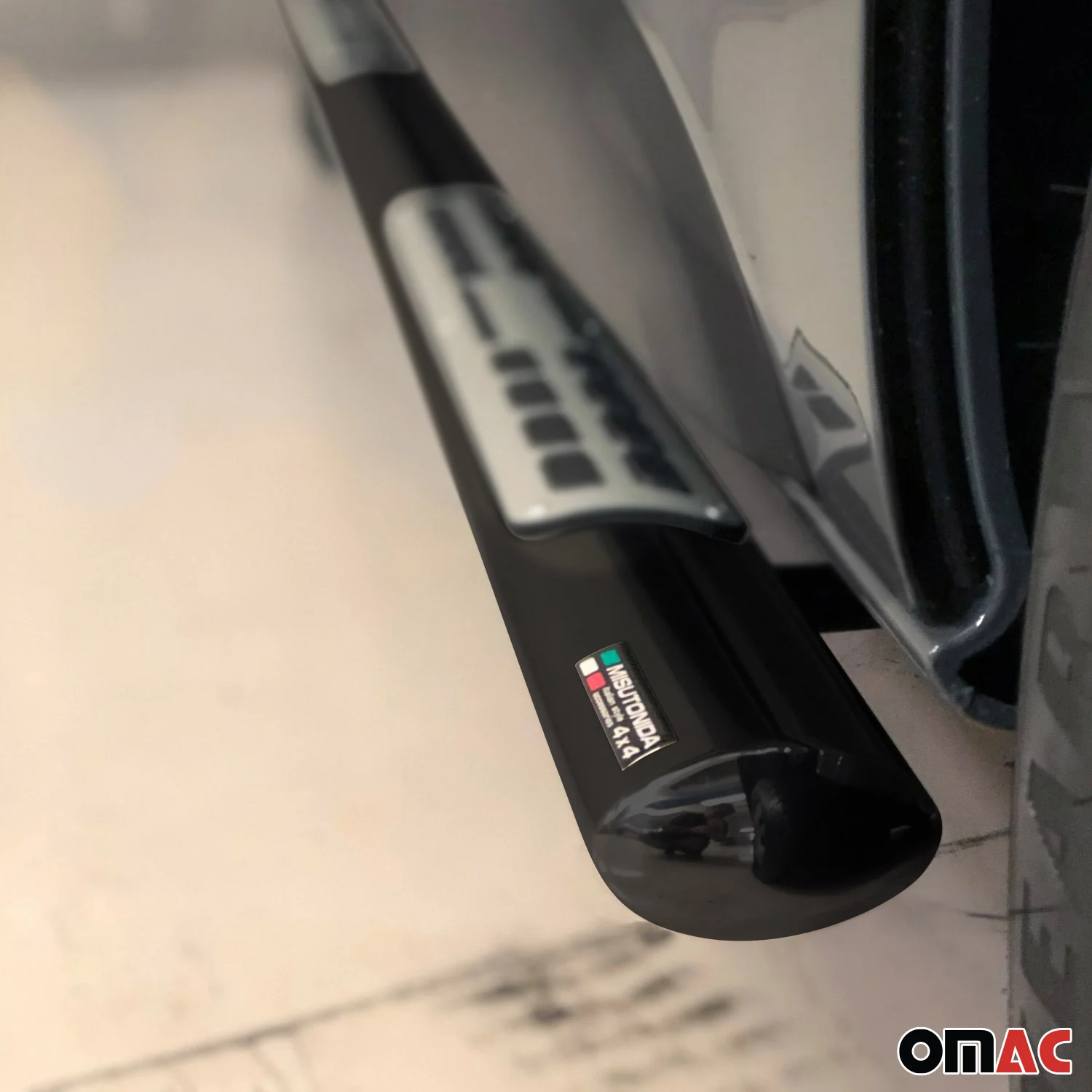 Edelstahl Seitenschweller Schwellerrohre für Hyundai Tucson 2015-2018 Schwarz - Image 7