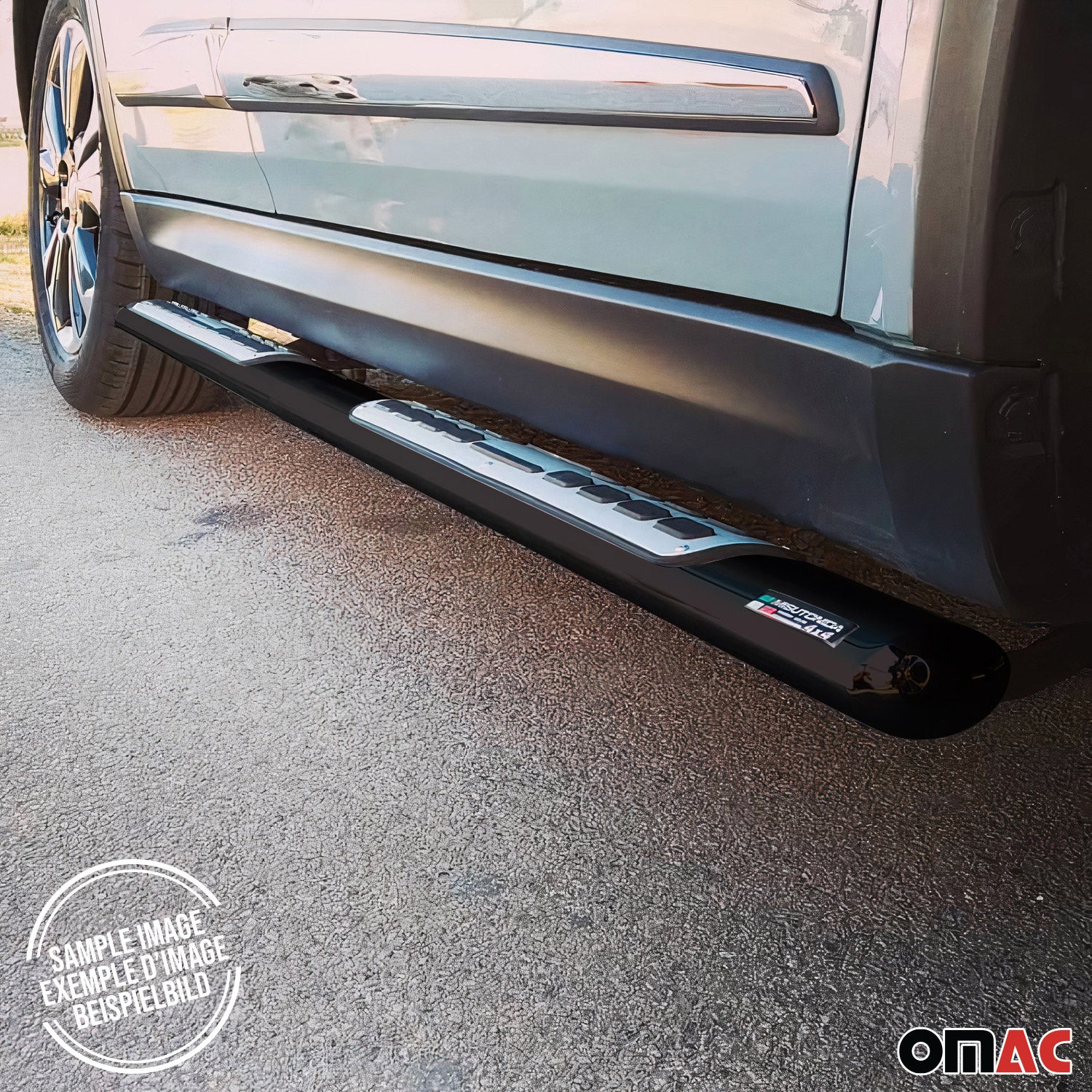 Edelstahl Seitenschweller Schwellerrohre für Nissan Murano 2008-2014 Schwarz - Image 3