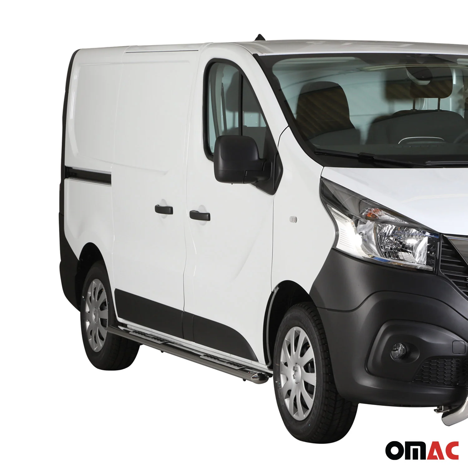 Edelstahl Seitenschweller Schwellerrohre für Nissan NV300 2014-2021 Kurzer Grau - Image 2
