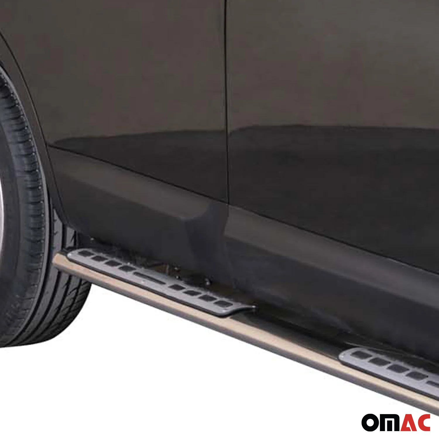 Edelstahl Seitenschweller Schwellerrohre für Nissan Qashqai 2010-2013 Silber - Image 3