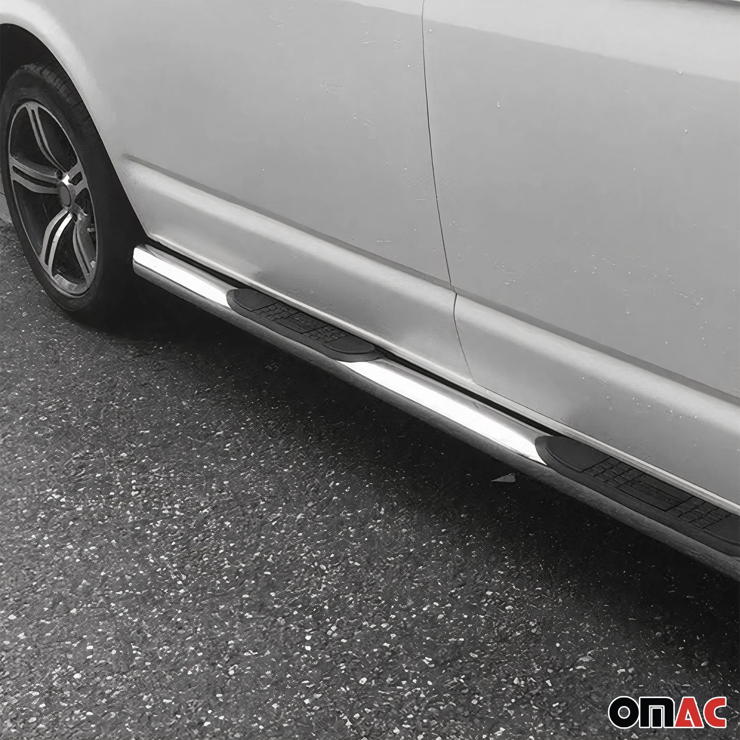Edelstahl Trittbretter Schwellerrohre für Renault Trafic 2001-2014 Kurzer Silber - Image 4