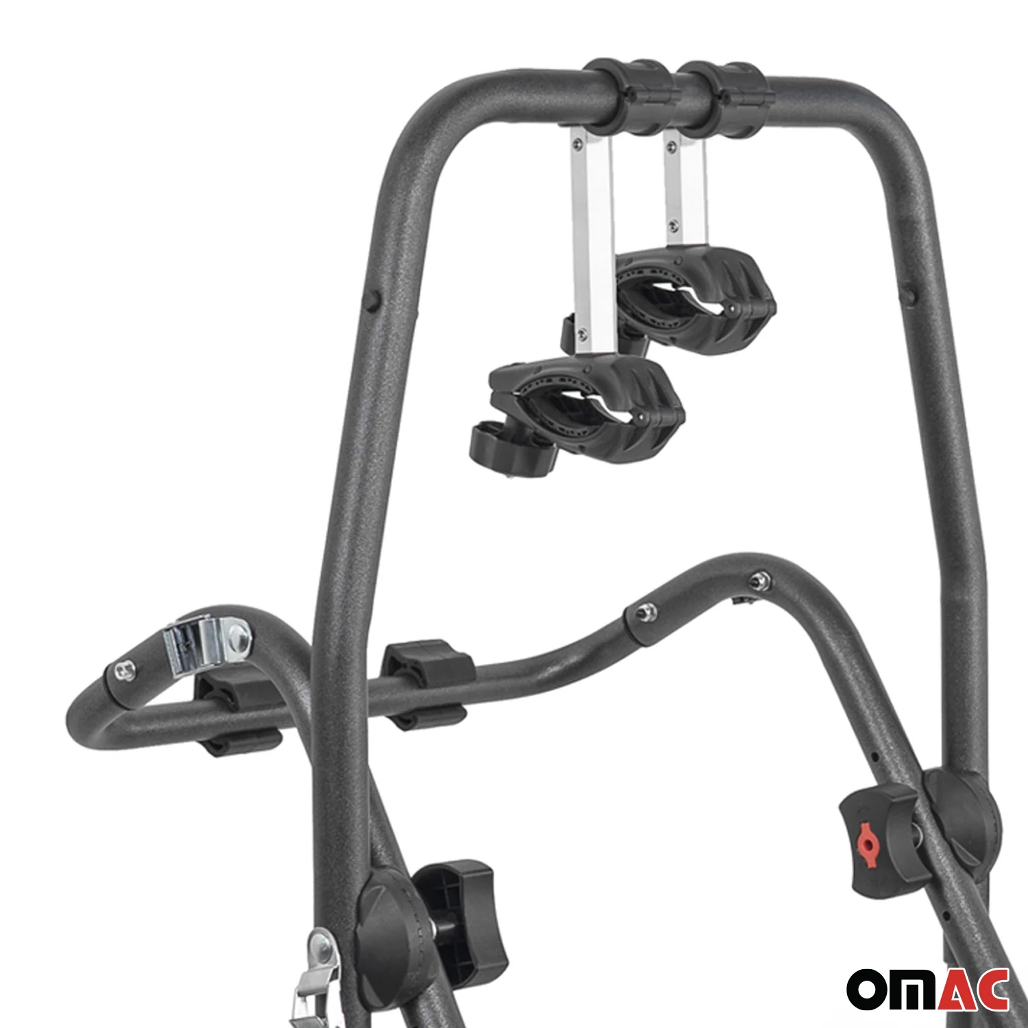 Menabo Fahrradträger 2 Fahrräder für Kia Stonic 2017-2026 Alu Silber Schwarz - Image 8