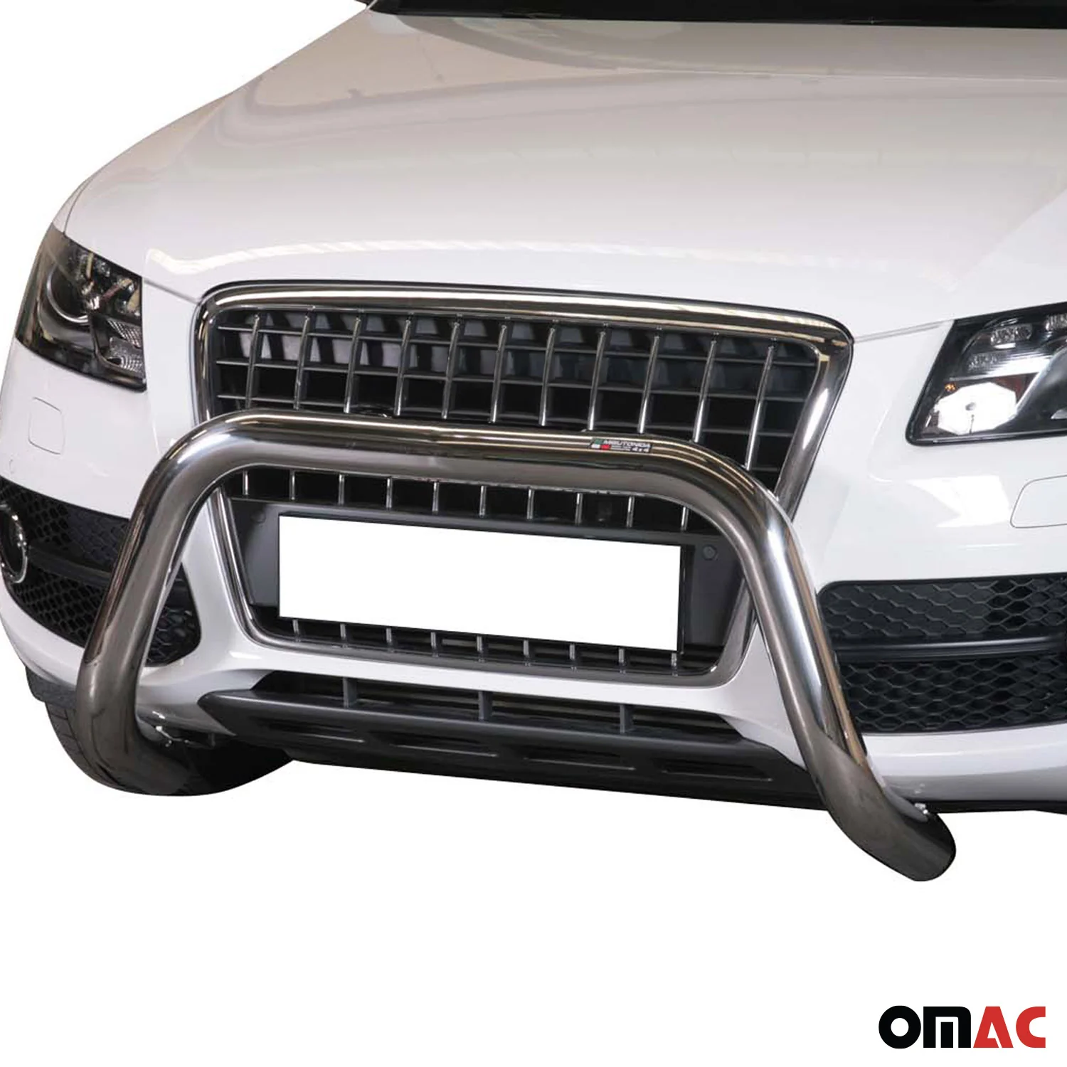 Frontbügel Frontschutzbügel für Audi Q5 2008-2015 ø76mm Stahl Silber Schutz - Image 2
