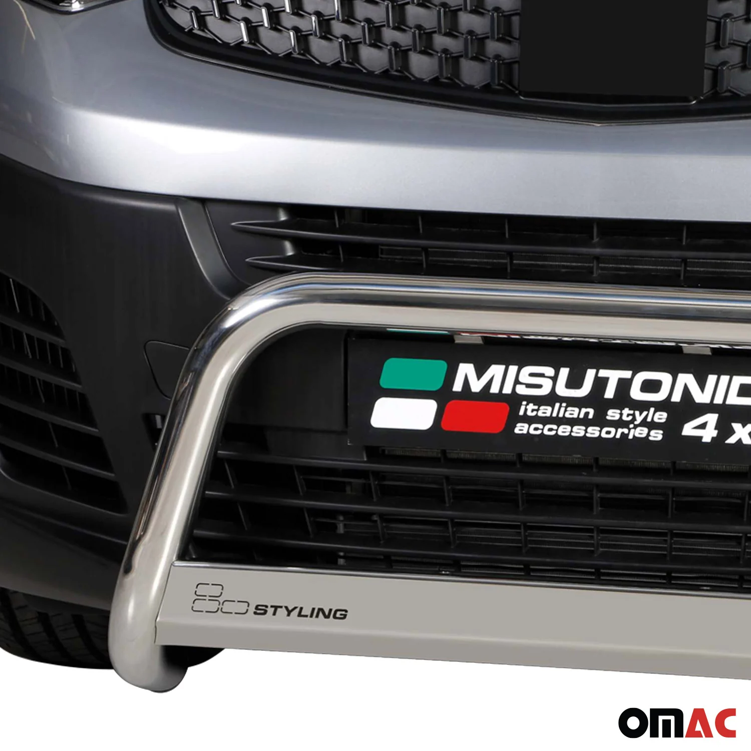 Frontbügel Frontschutzbügel für Fiat Scudo 2022-2026 ø63mm Stahl Silber Schutz - Image 3