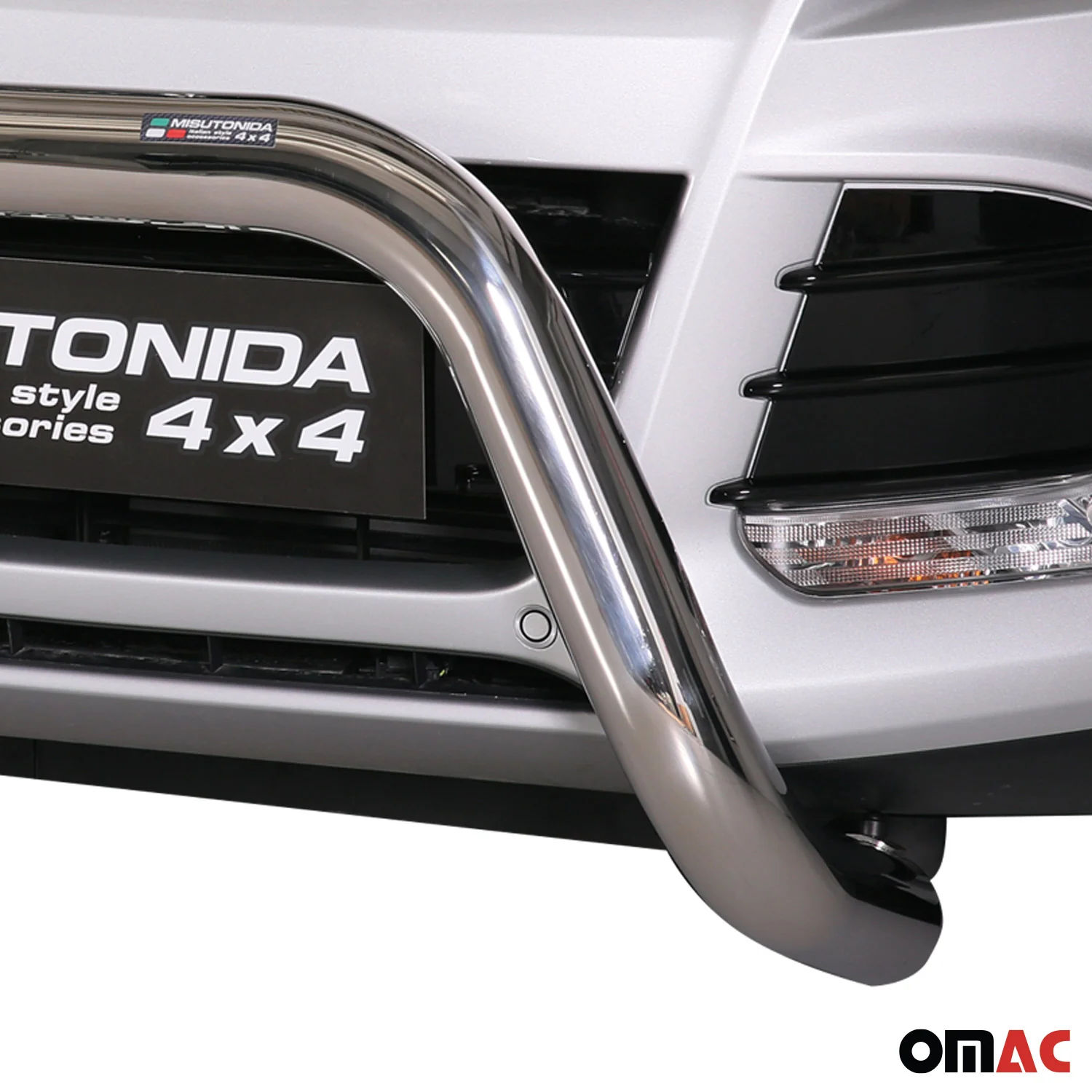Frontbügel Frontschutzbügel für Ford Kuga II 2012-2017 Pre-FL ø76mm Stahl Silber - Image 3