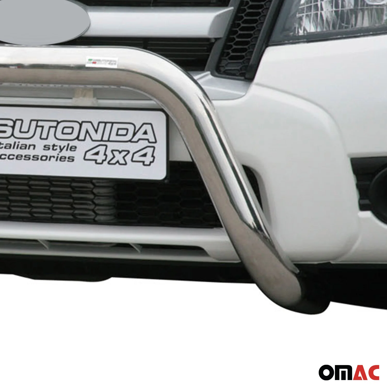 Frontbügel Frontschutzbügel für Ford Ranger 2009-2011 ø76mm Stahl Silber Schutz - Image 3