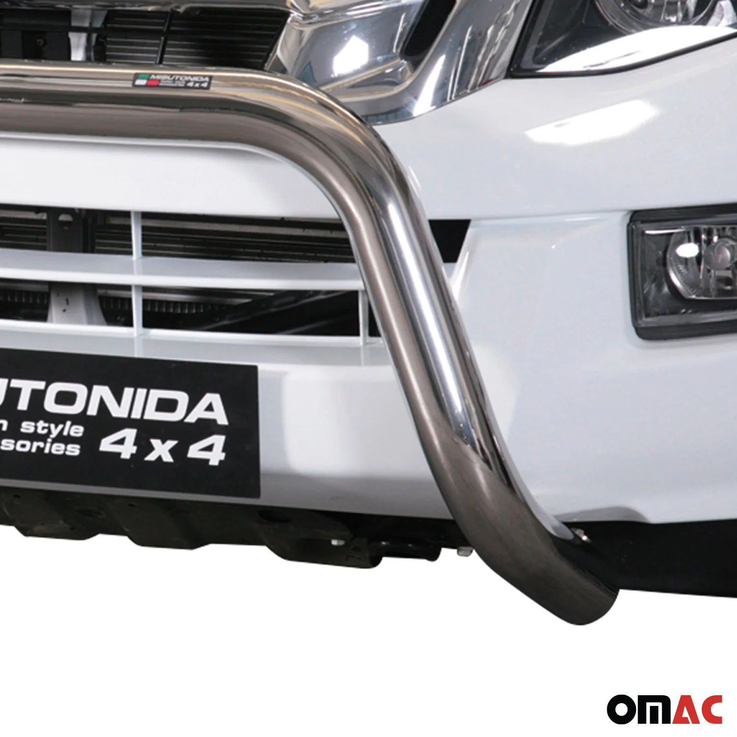 Frontbügel Frontschutzbügel für Isuzu D-Max 2012-2019 ø76mm Stahl Silber Schutz - Image 3