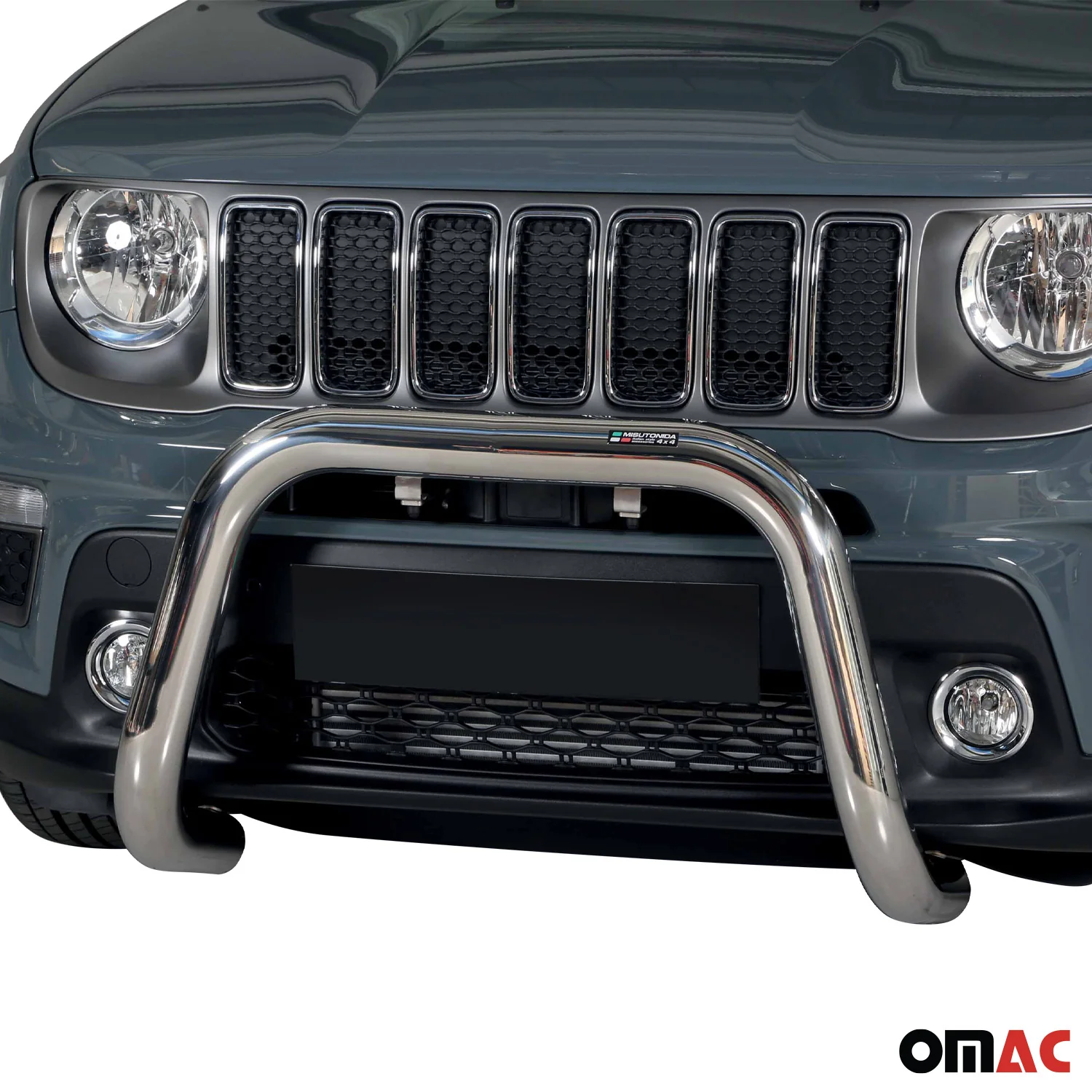 Frontbügel Frontschutzbügel für Jeep Renegade 2018-2022 ø76mm Stahl Silber - Image 2