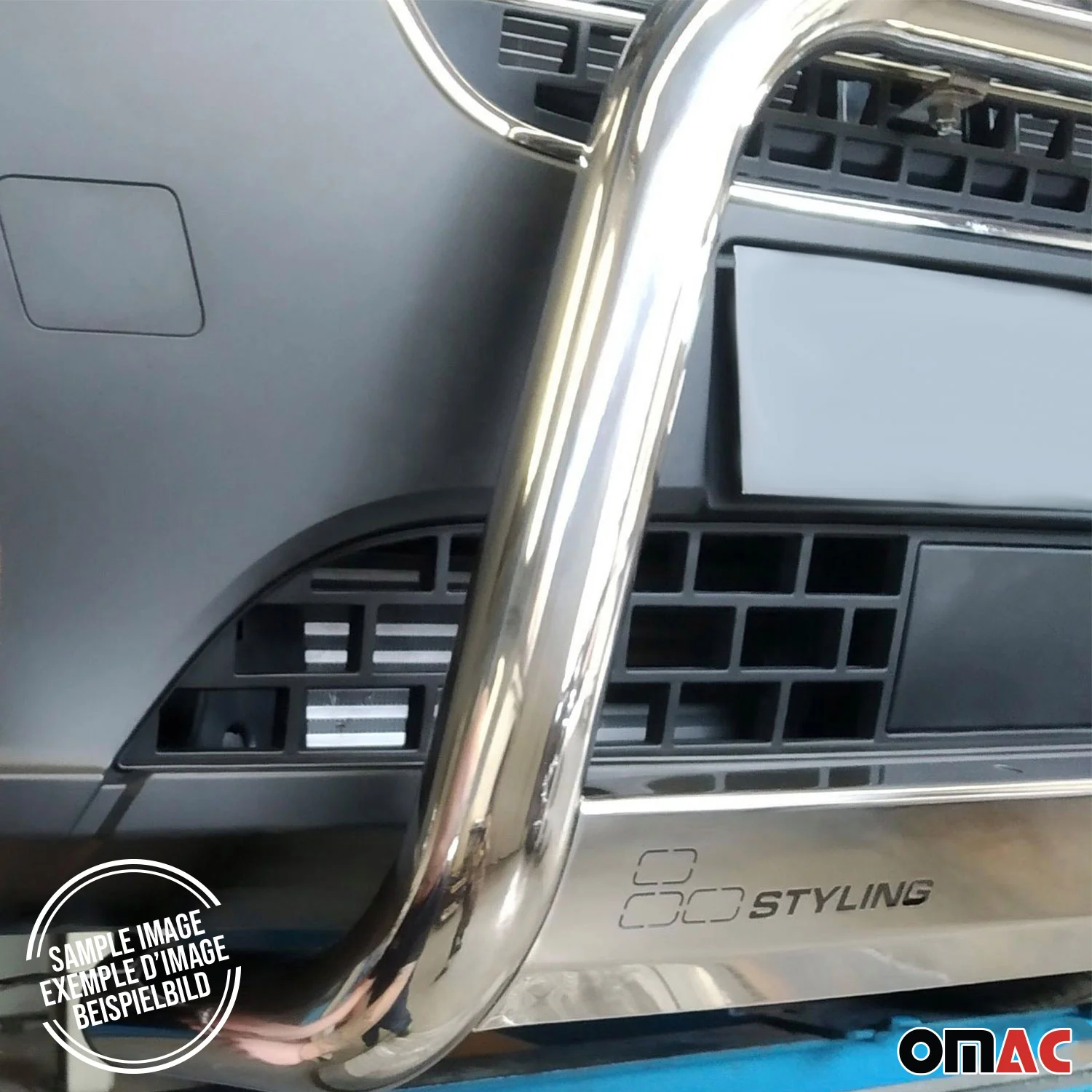 Frontbügel Frontschutzbügel für Mercedes Citan L2 2021-2026 ø63mm Stahl Silber - Image 5