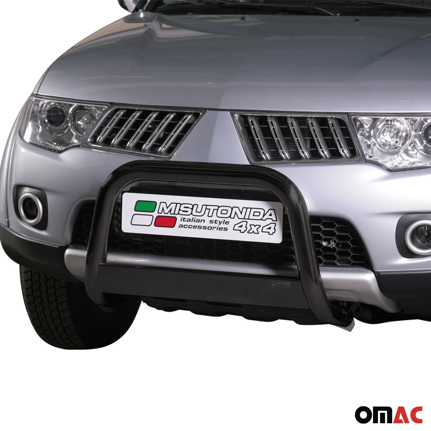 Frontbügel Frontschutzbügel für Mitsubishi L200 2010-2015 ø63mm Stahl Schwarz - Image 2
