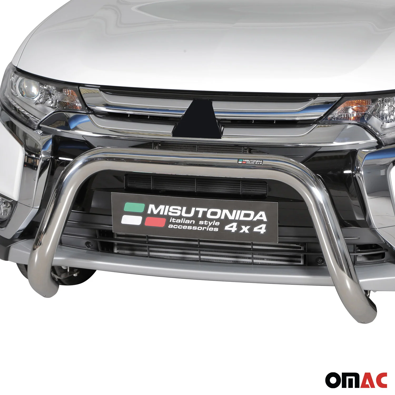 Frontbügel Frontschutzbügel für Mitsubishi Outlander PHEV 2015-2018 ø76 Stahl - Image 2